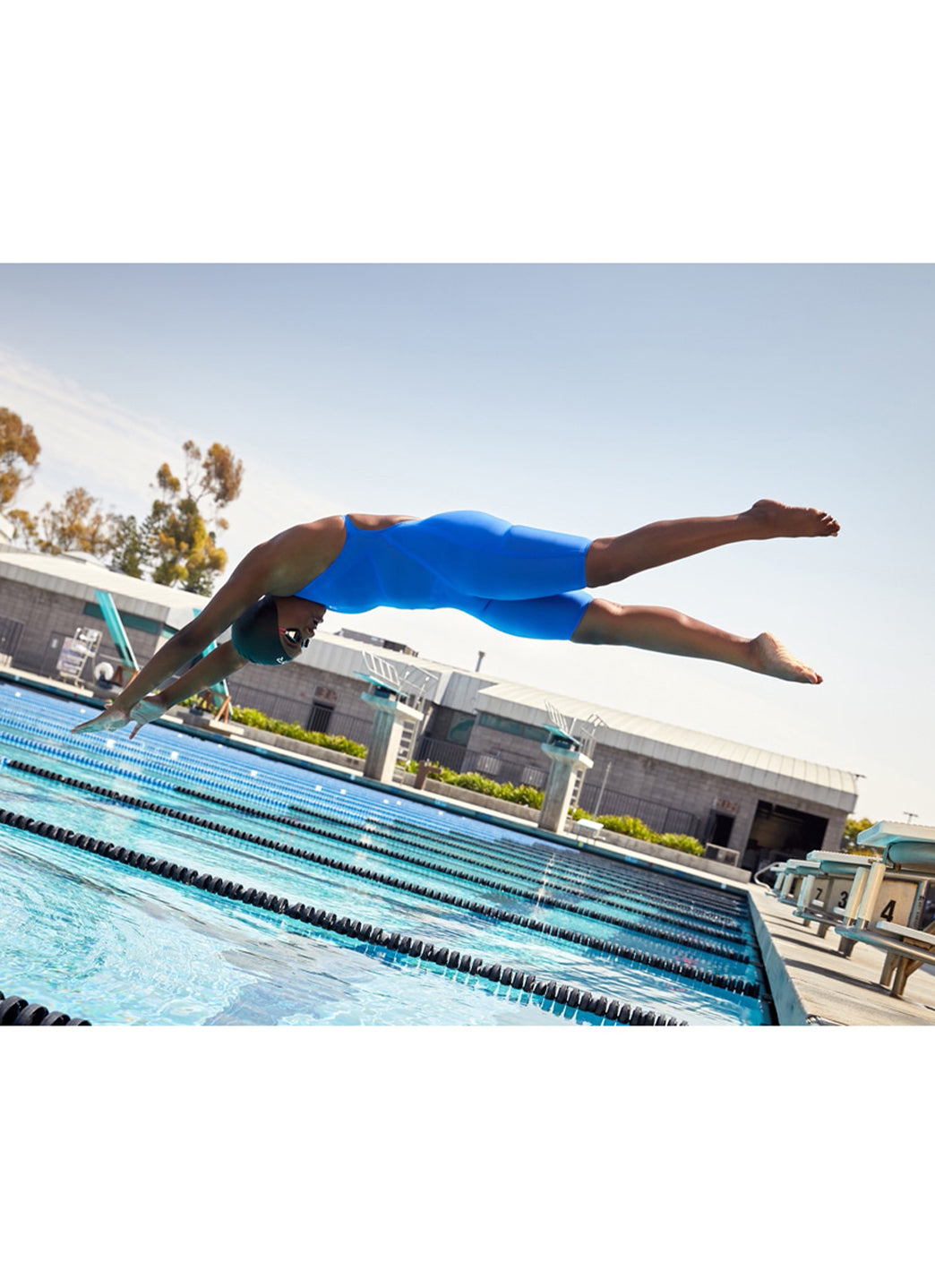 TYR Women's Invictus Open Back Tech Suit Swimsuit、mySite、noshort