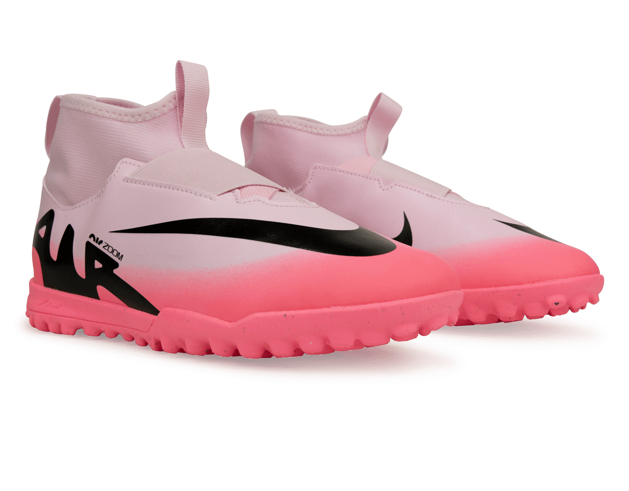 Nike Kids Zoom Mercurial Superfly 9 Academy TF Pink Foam/Black、mySite、noshort