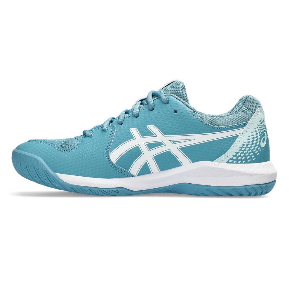 Asics Gel Dedicate 8 Wide Women's Tennis Shoe (Blue/White)、mySite、neckold