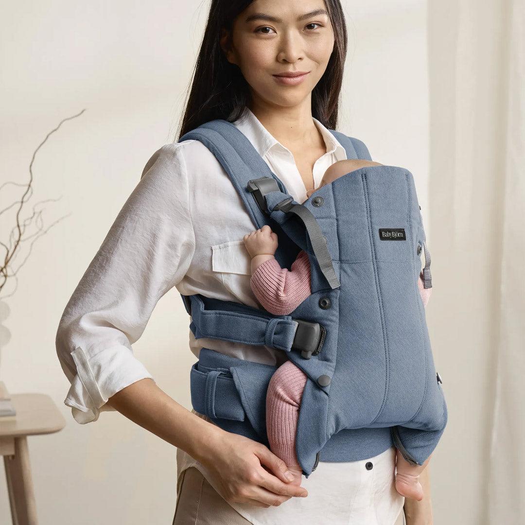  BabyBjorn Harmony Woven Melange - Blue、mySite、merchandisen