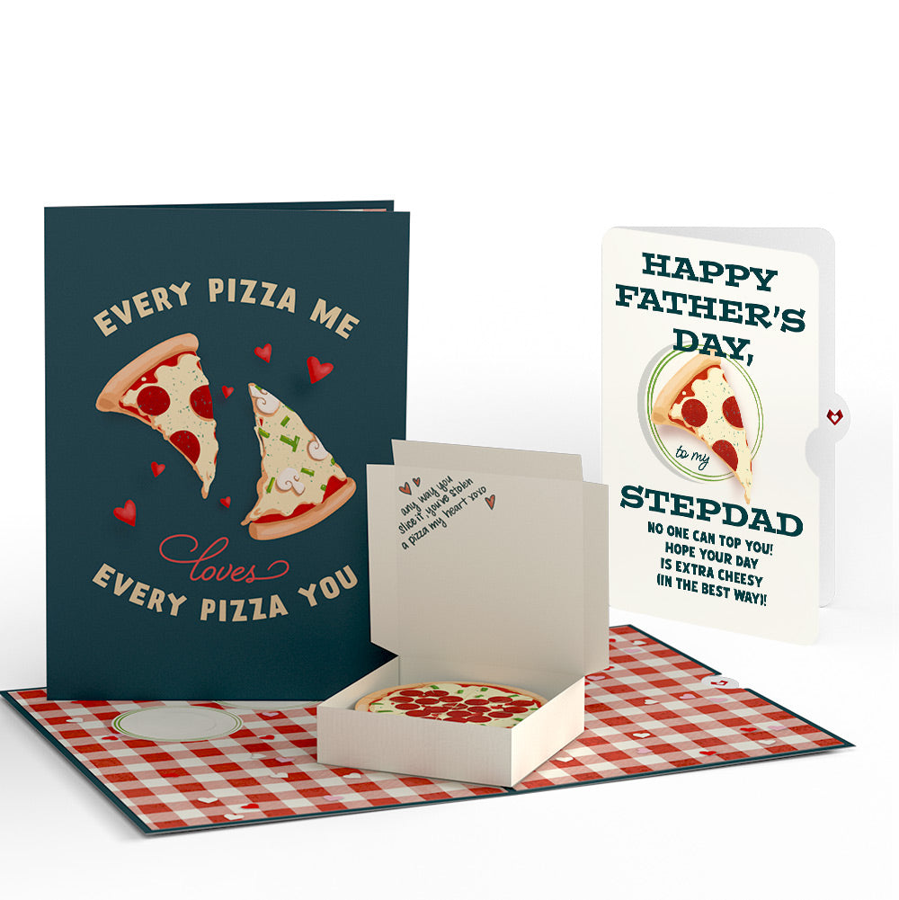Pizza Love Father's Day Pop-Up Card and Sentiment Set for Stepdad、mySite、solidvoid