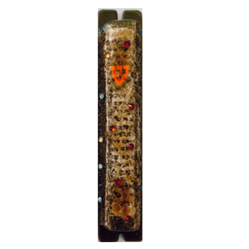 Autumn Ember Mezuzah by Sandi Katz、mySite、topwebapps