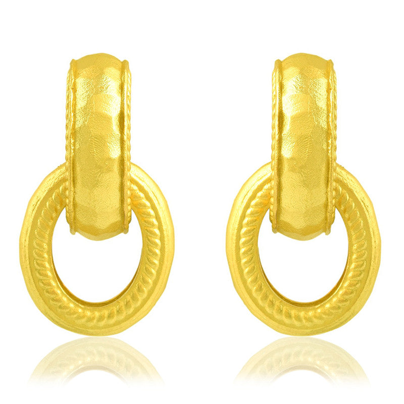 Chunky Interloop Earrings | 14K Gold Plated、mySite、camillekostekn