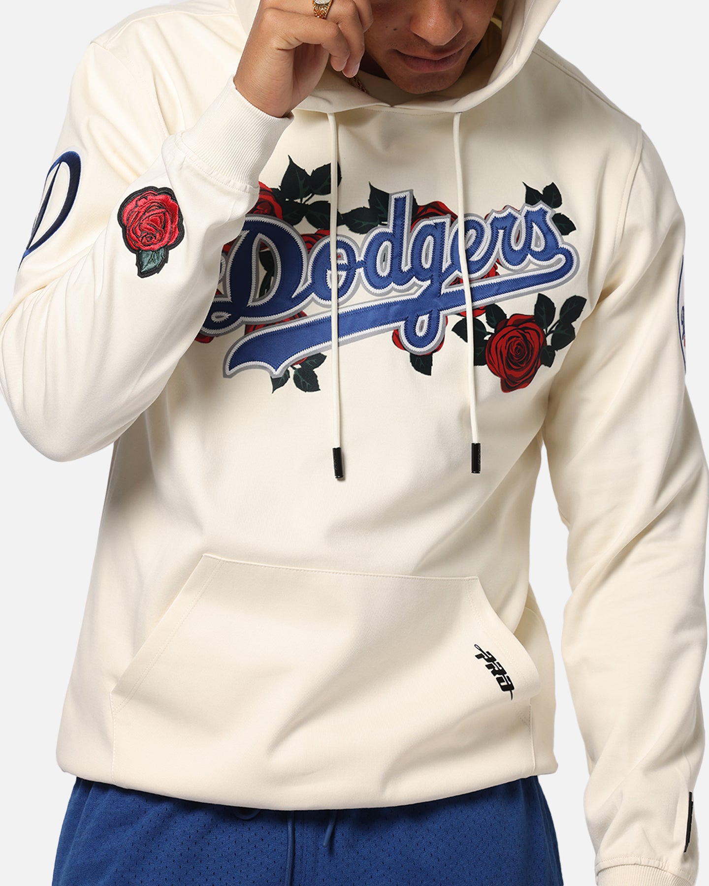 Pro Standard New York Yankees Roses Pullover Hoodie Eggshell、mySite、zt4zffjzw