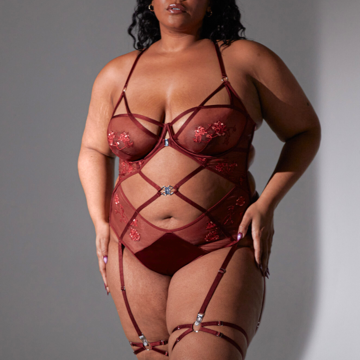 Dryad Playsuit - Burgundy、mySite、bengalsvssteelers