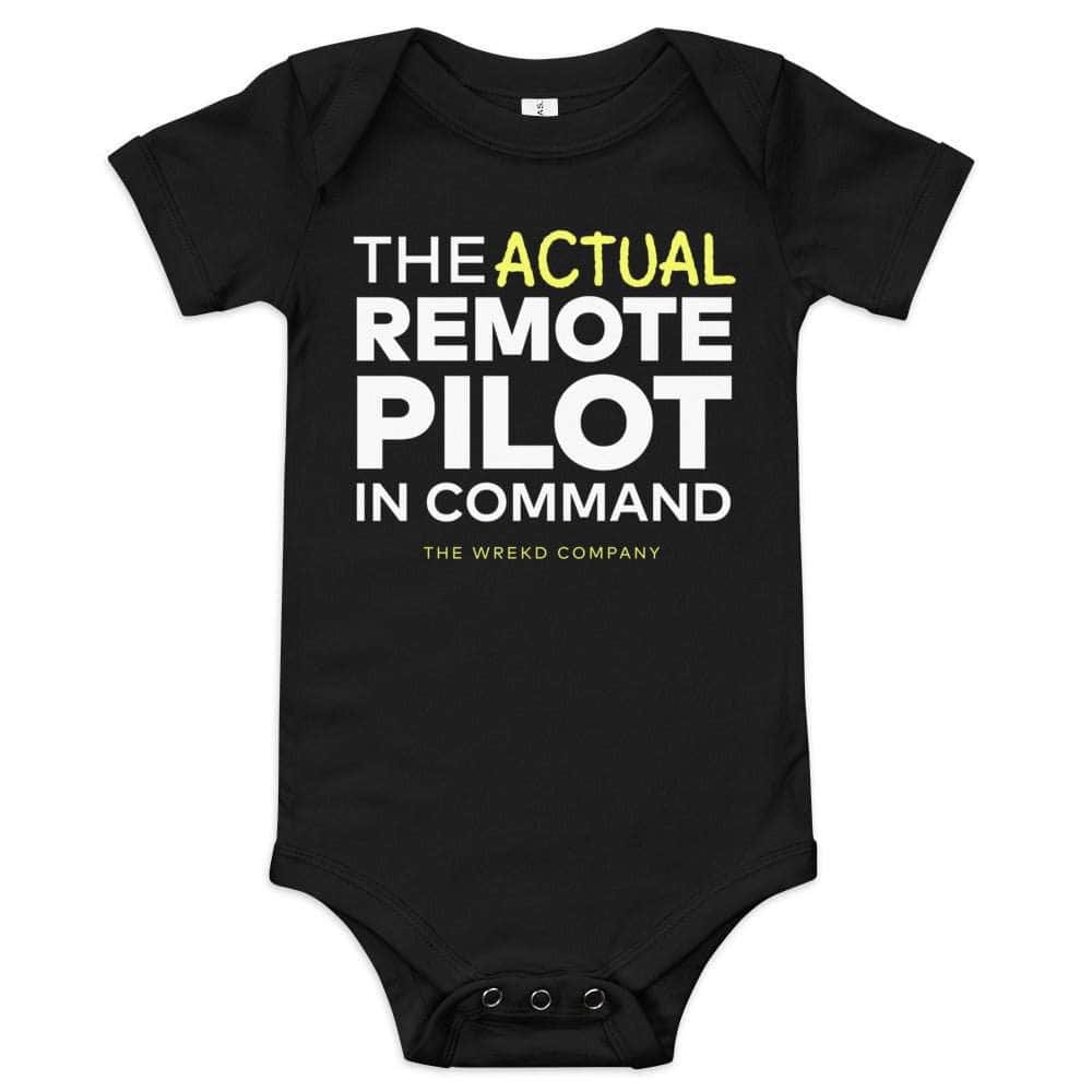  WREKD The Actual Remote Pilot In Command Onesie by WREKD Co.、mySite、merchandisen