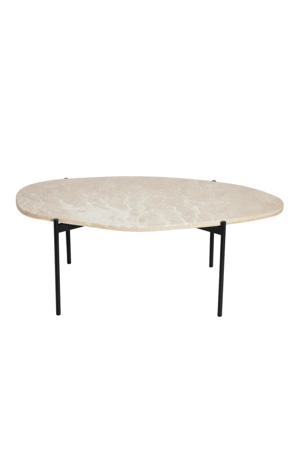 Travertine Organic Occasional Table L | WOUD La Terra、mySite、neckold