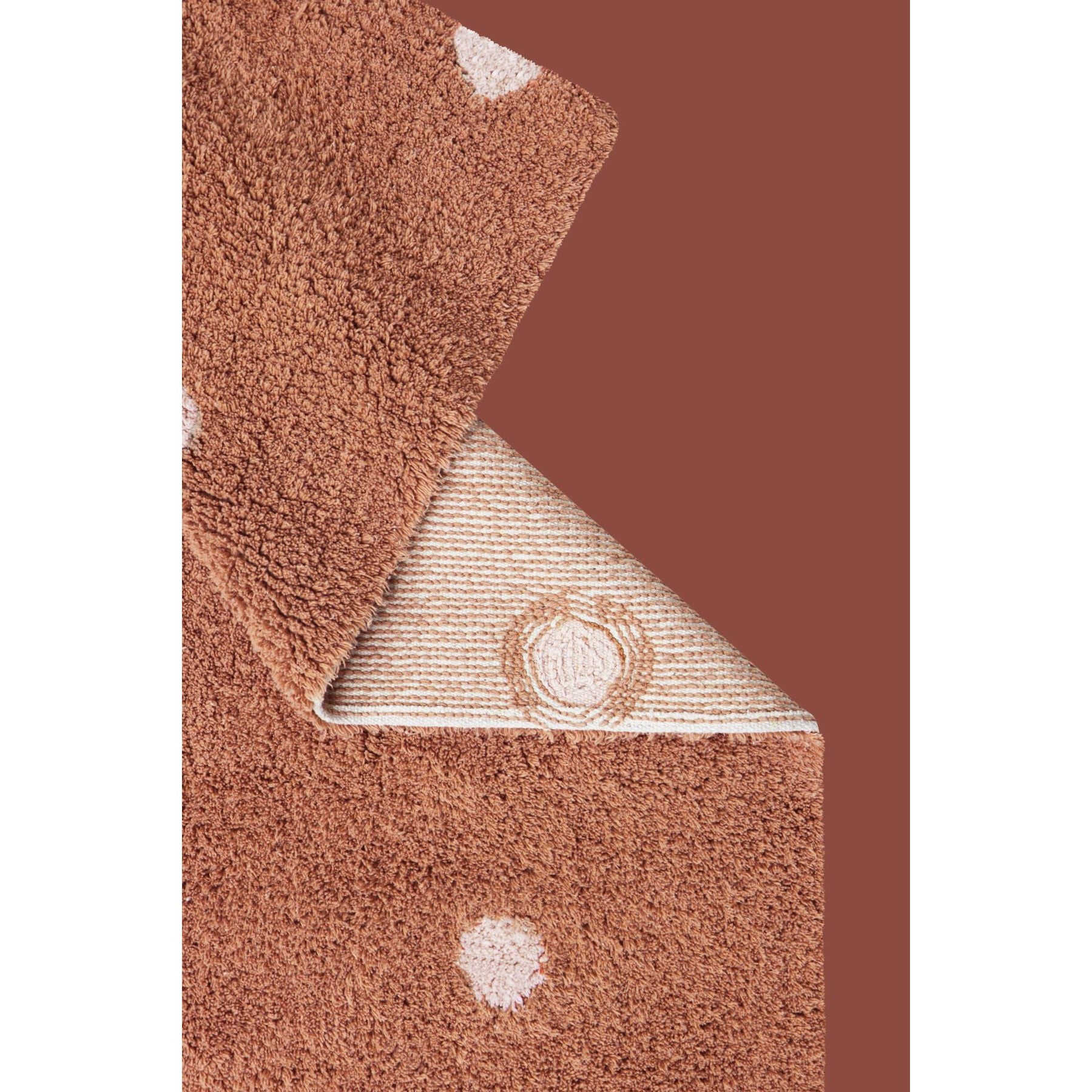 Mini Dot Chestnut Washable Rug、mySite、gigharbornorthrealestate