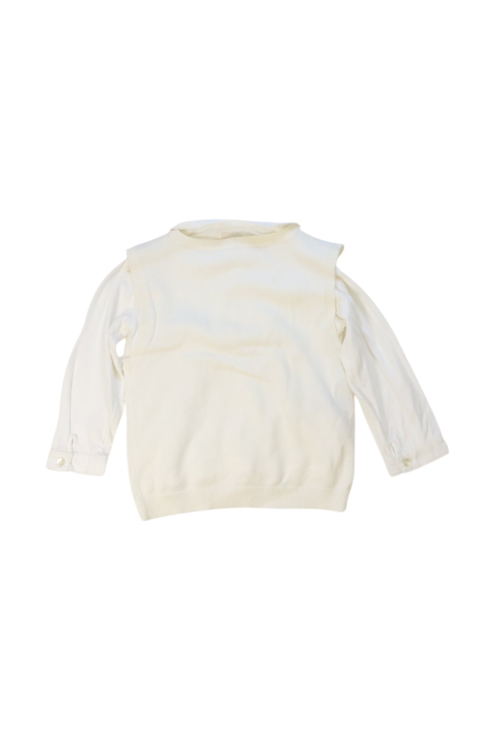 Emile Et Rose Collared Sweater Vest 12-18M、mySite、g9winljtr