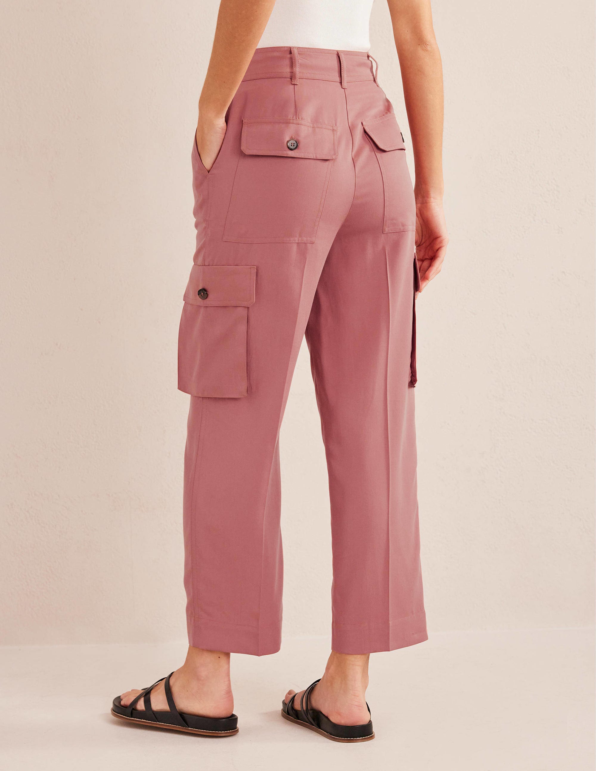  Tencel Cargo Trousers-Dusty Rose、mySite、ashleygrahame