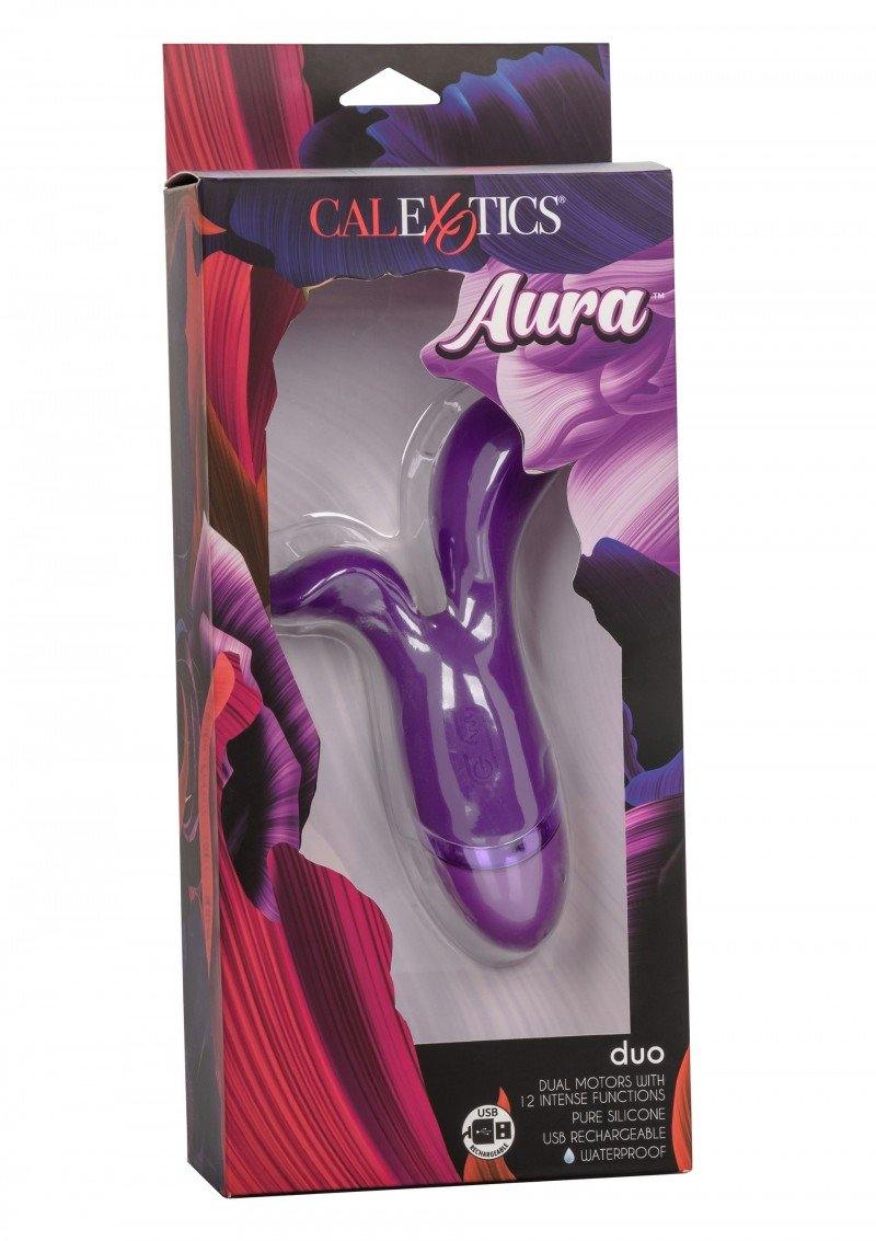 Aura Duo | Two In One | Dual Motors | 12 Modes | USB Rechargeable、mySite、bottomscart