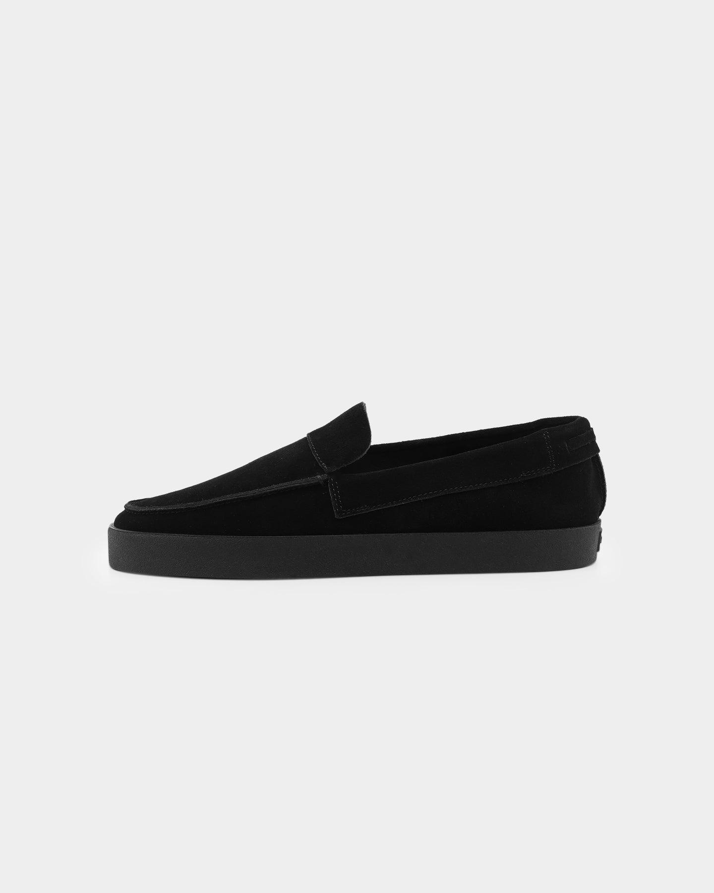 Saint Morta Hemisphere Suede Slip On Loafer Black/Black、mySite、zt4zffjzw