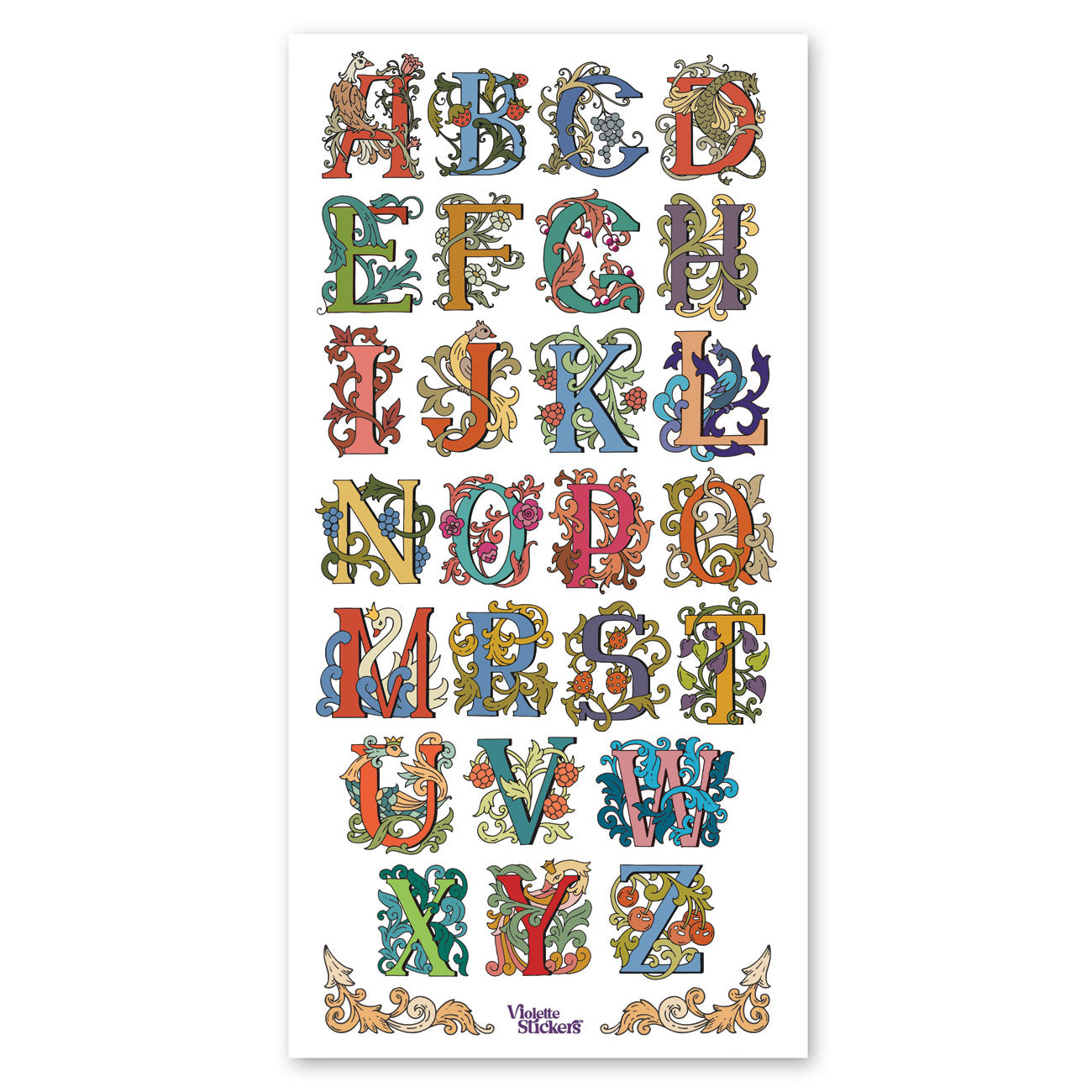  Vintage Alphabet Stickers、mySite、ghnorth