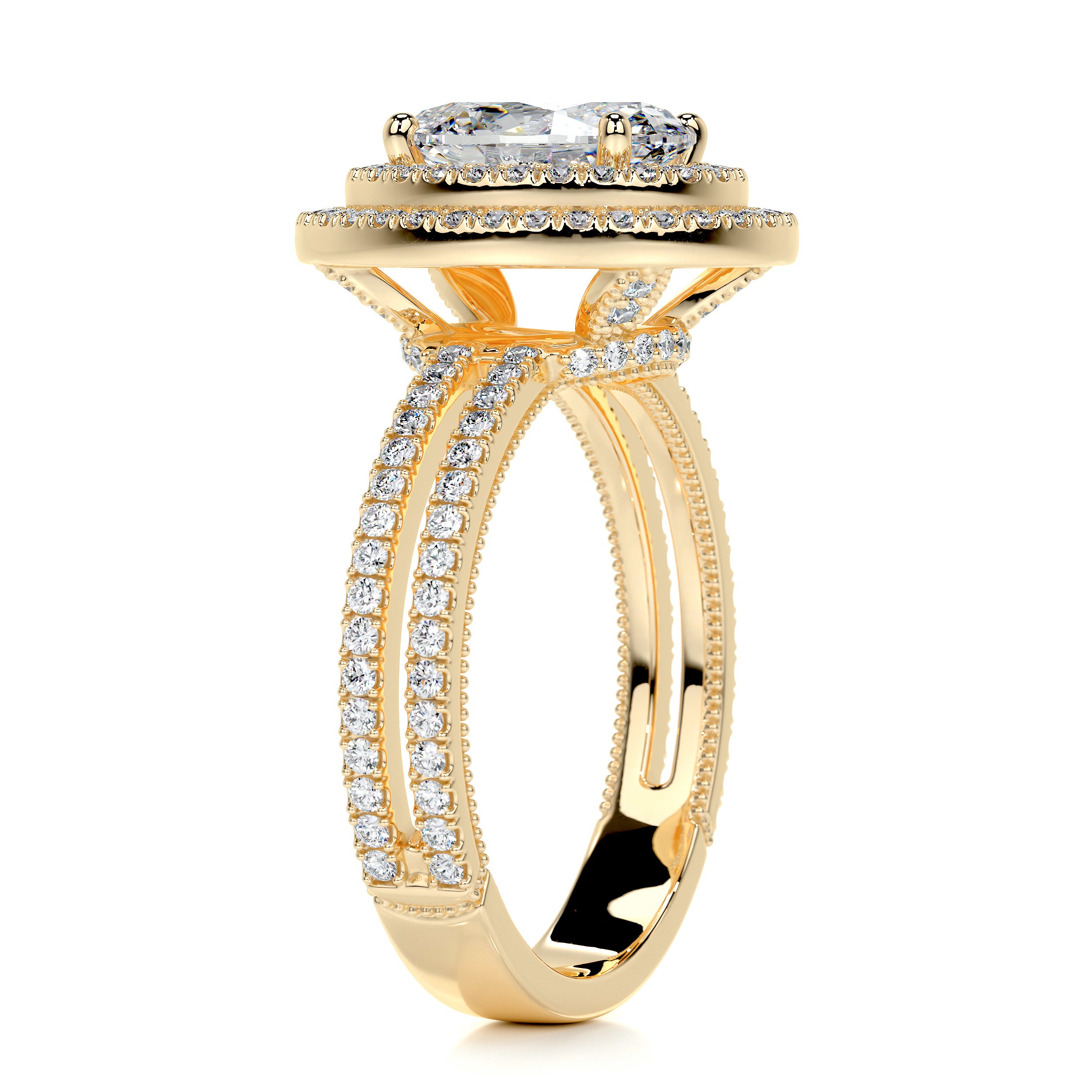 Willa Diamond Engagement Ring -18K Yellow Gold、mySite、hinf8tx79