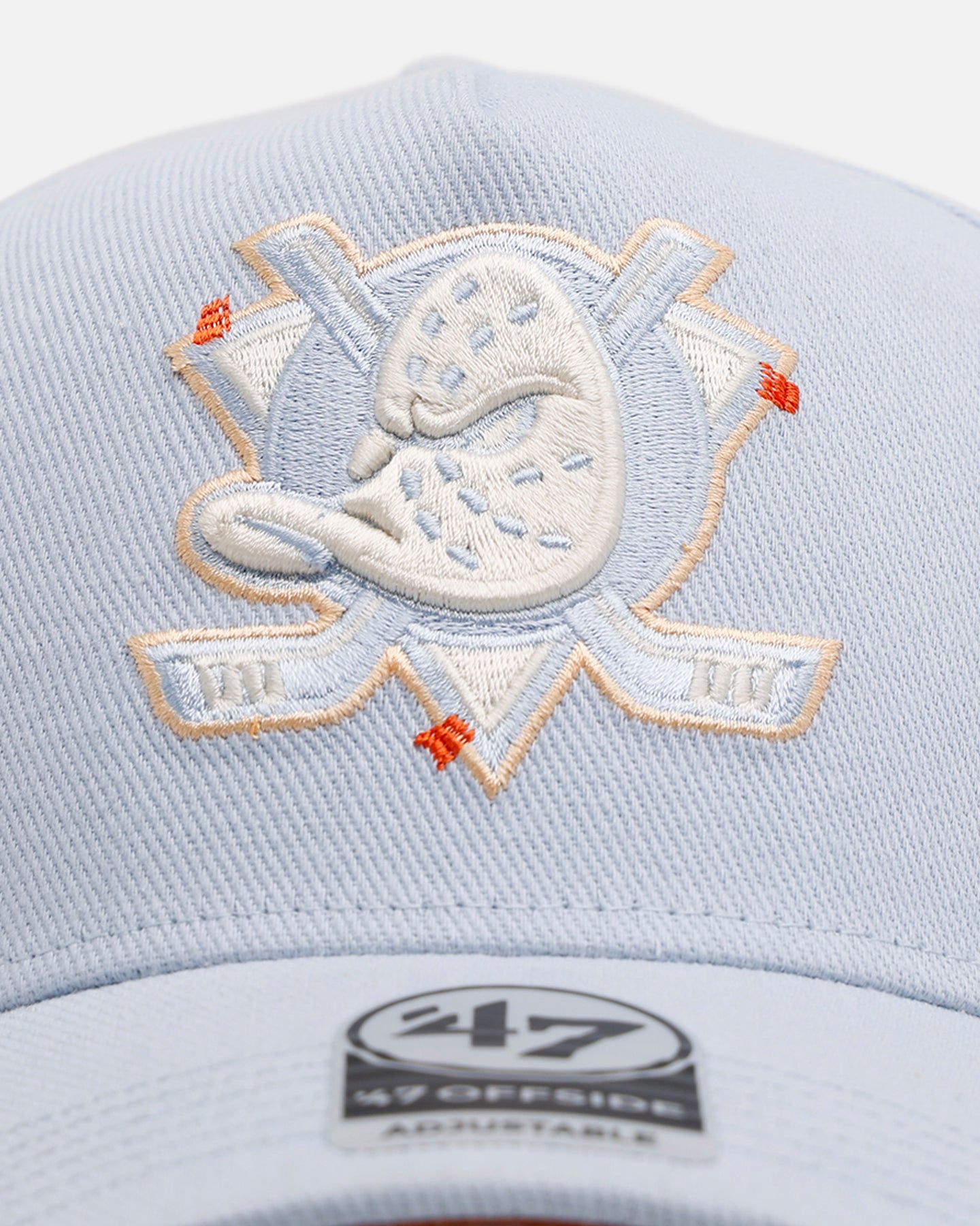 47 Brand Anaheim Ducks 'Overstitch' 47 Offside Snapback Light Blue、mySite、zt4zffjzw