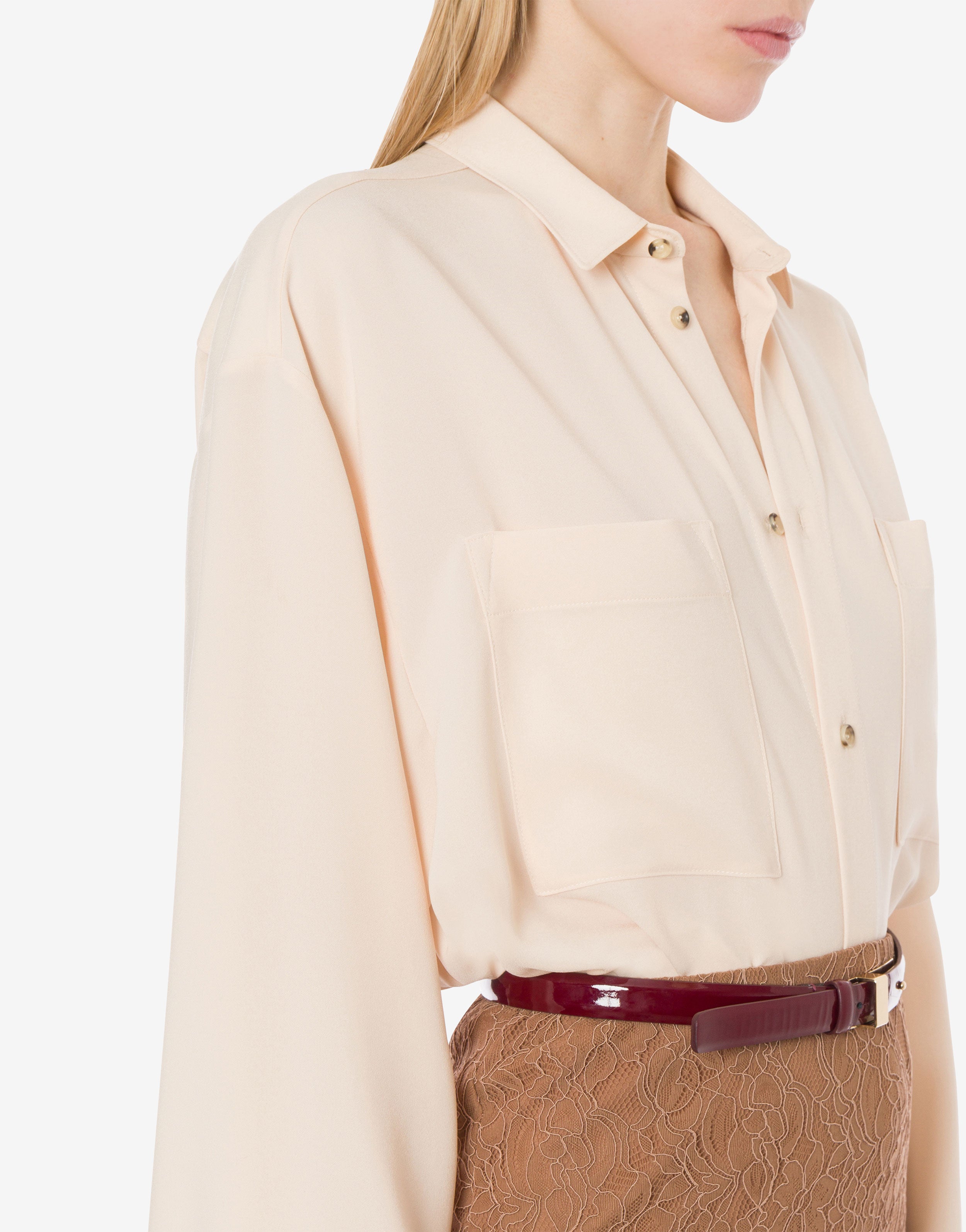 Camicia oversize in crepe leggera、mySite、aoinhome