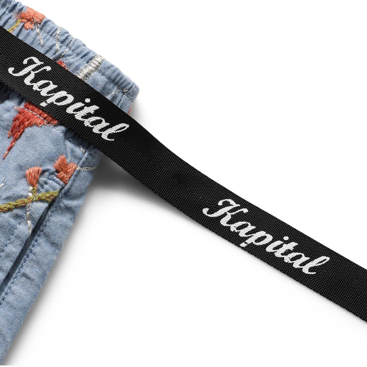 CHAMBRAY CORAZON EMBROIDERY EASY SHORTS、mySite、zt4zffjzw