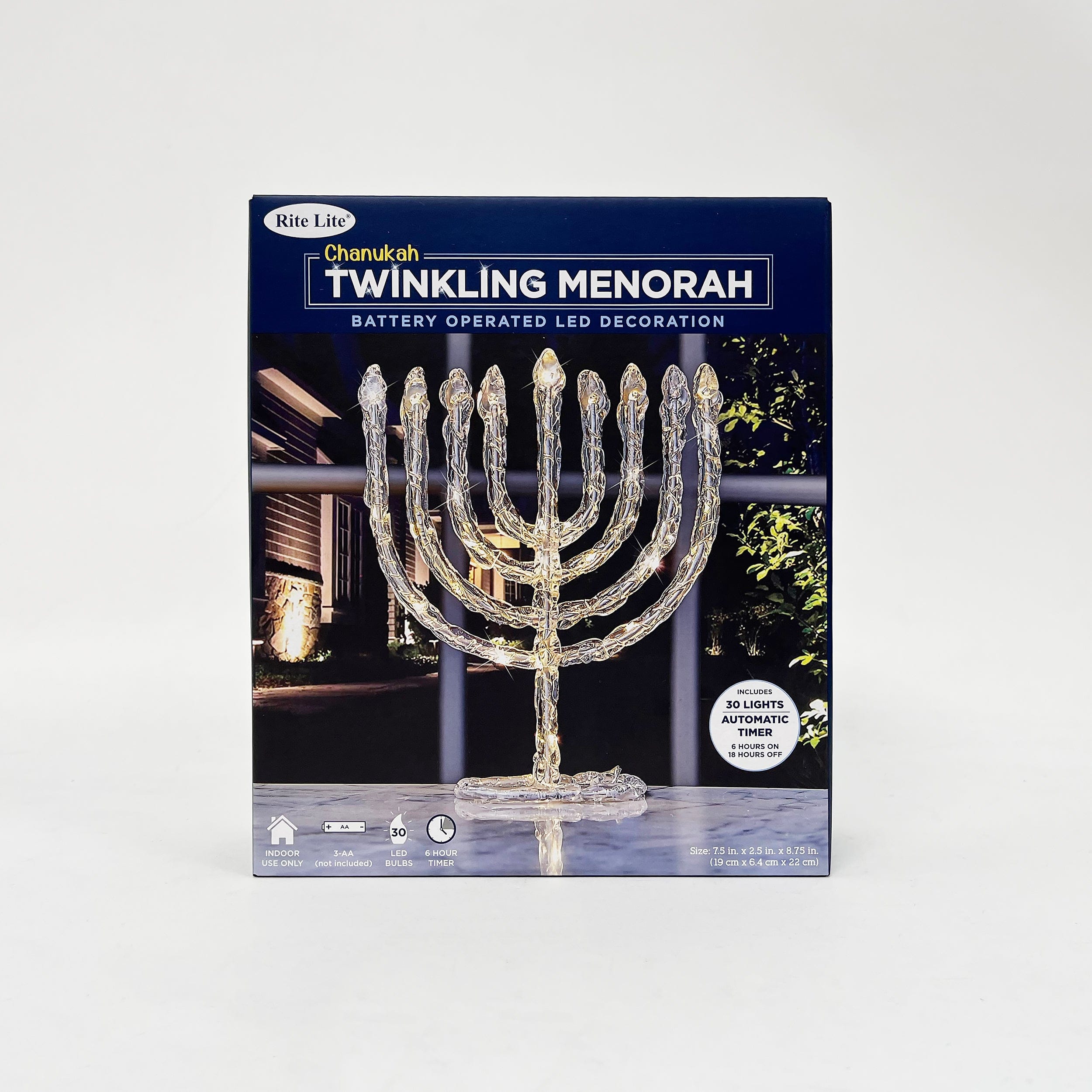 LED Twinkling Menorah Decoration、mySite、topwebapps