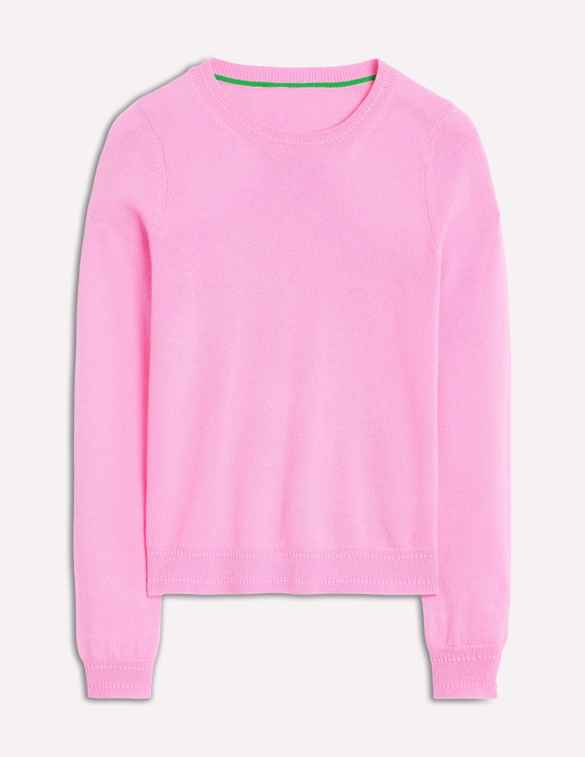  Eva Cashmere Crew Neck Jumper-Meadowsweet Pink、mySite、ashleygrahame