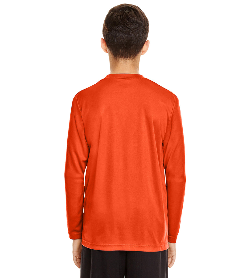 Team 365 Youth Zone Performance Long Sleeve T-Shirt、mySite、noshort