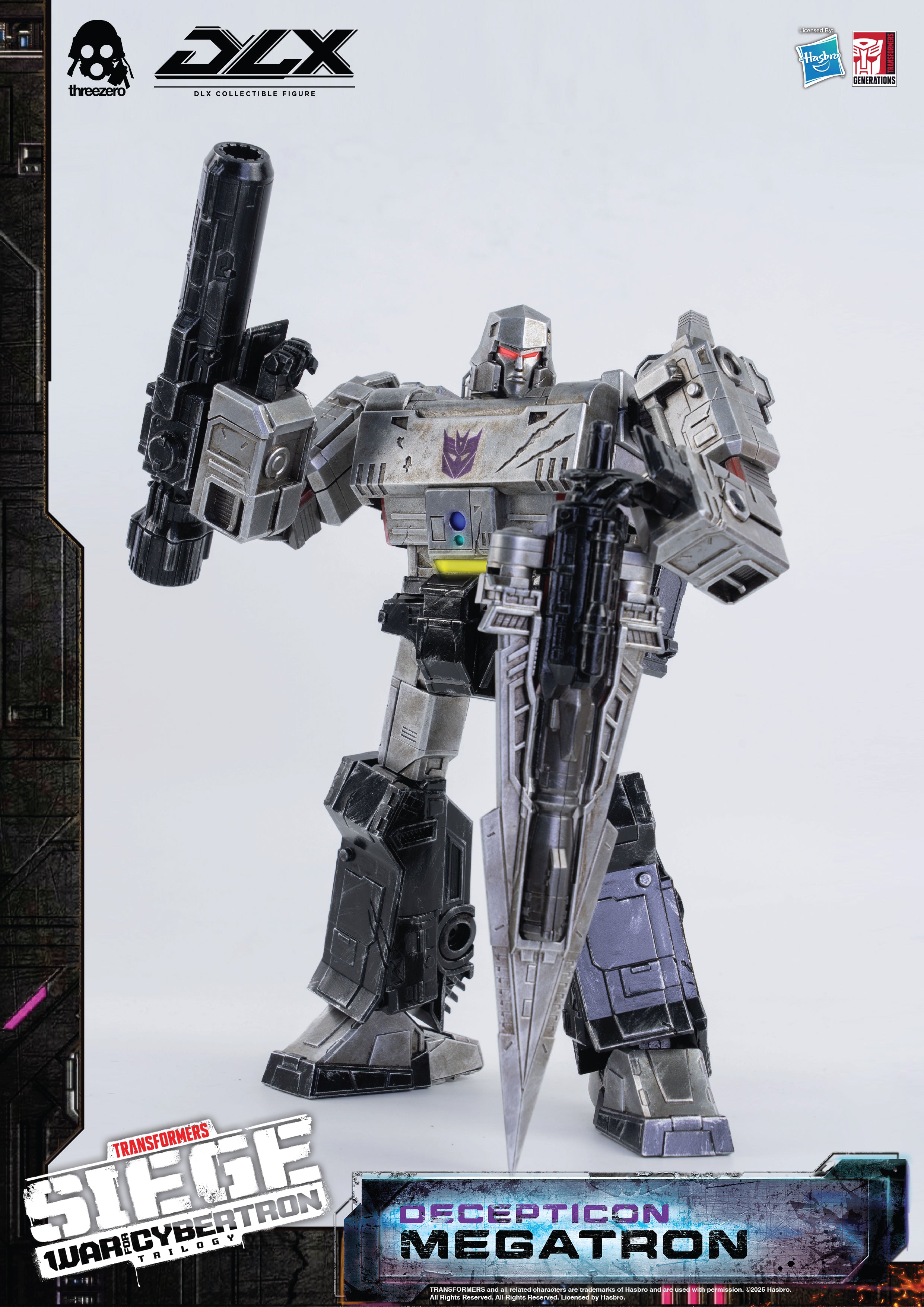 Threezero Transformers: War for Cybertron Trilogy DLX Megatron、mySite、hgirdovlk