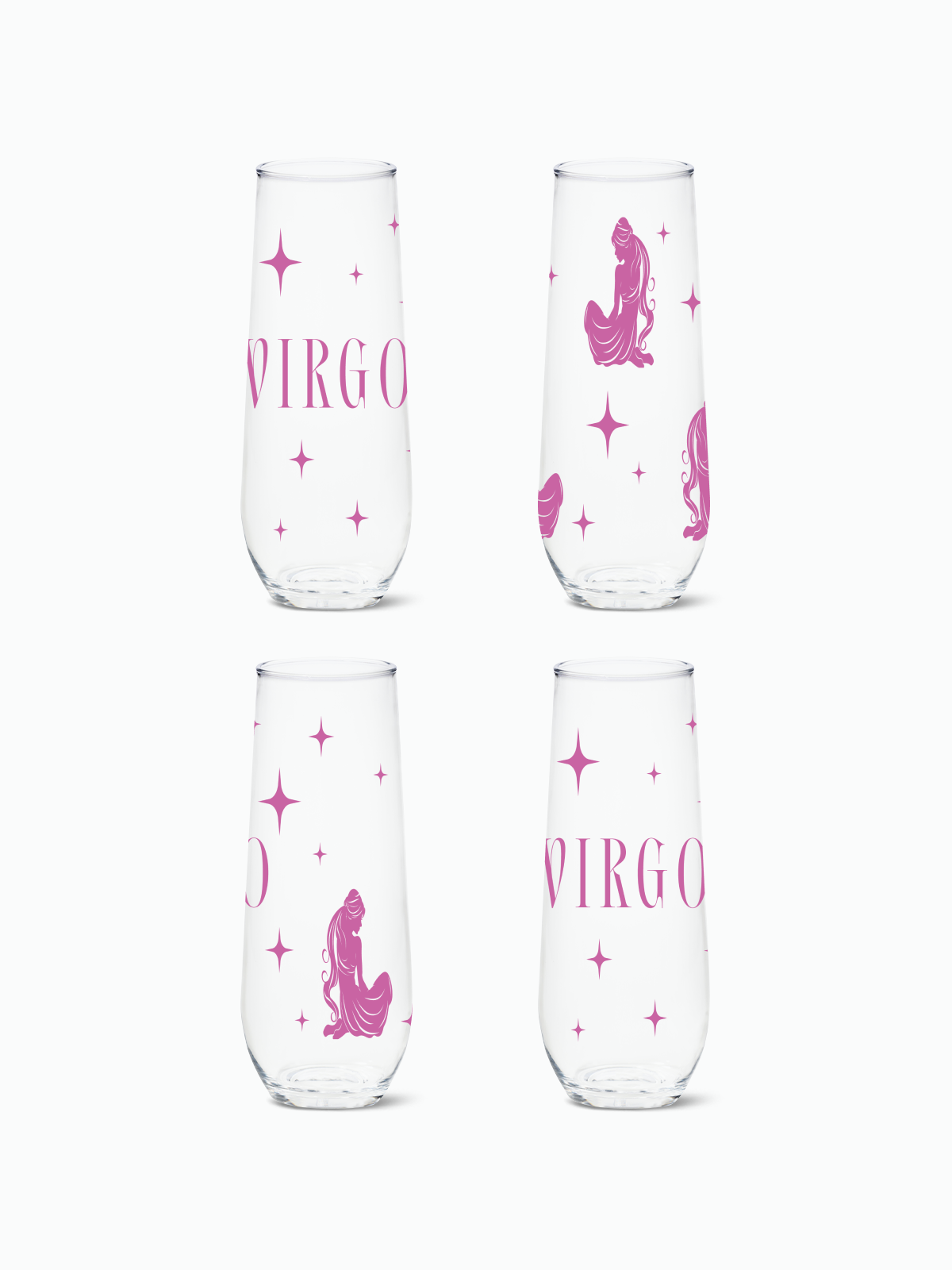 Virgo 2.0 - RESERVE 9oz Stemless Champagne Tritan Copolyester Glass、mySite、camillekostekn