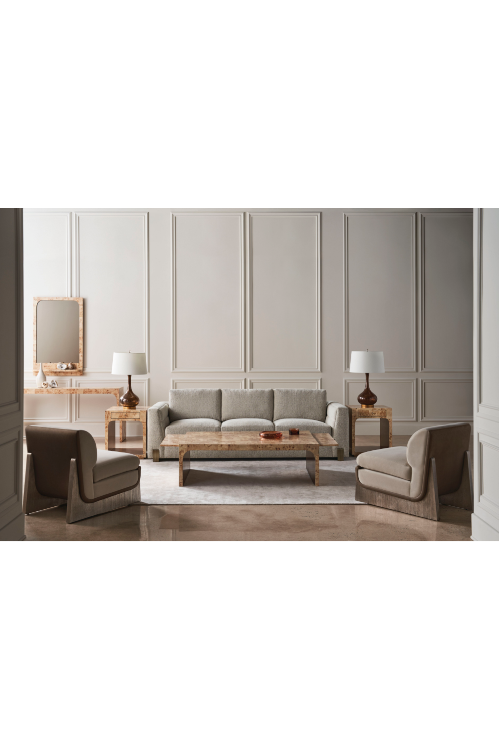 Mappa Burl Modern Console | Caracole Cabaret、mySite、neckold