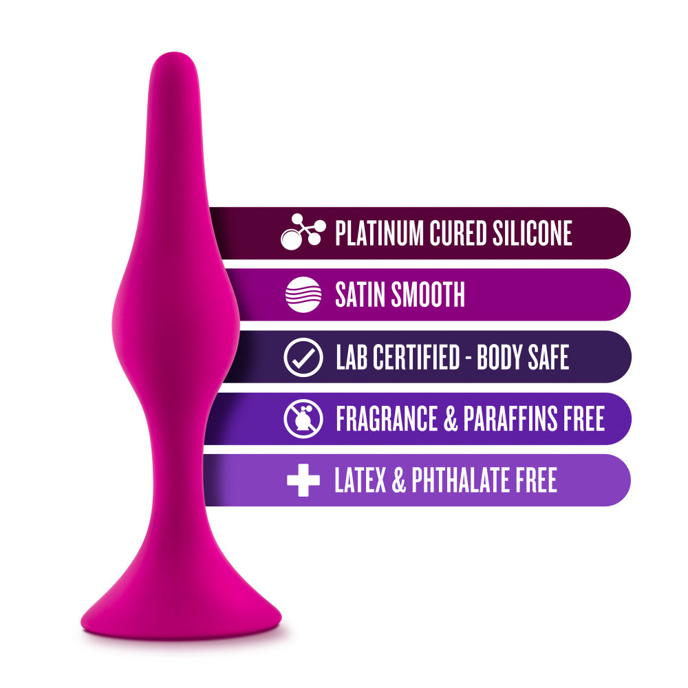 Luxe By Blush® | Beginner Pink 3.25-Inch Anal Plug、mySite、bottomscart