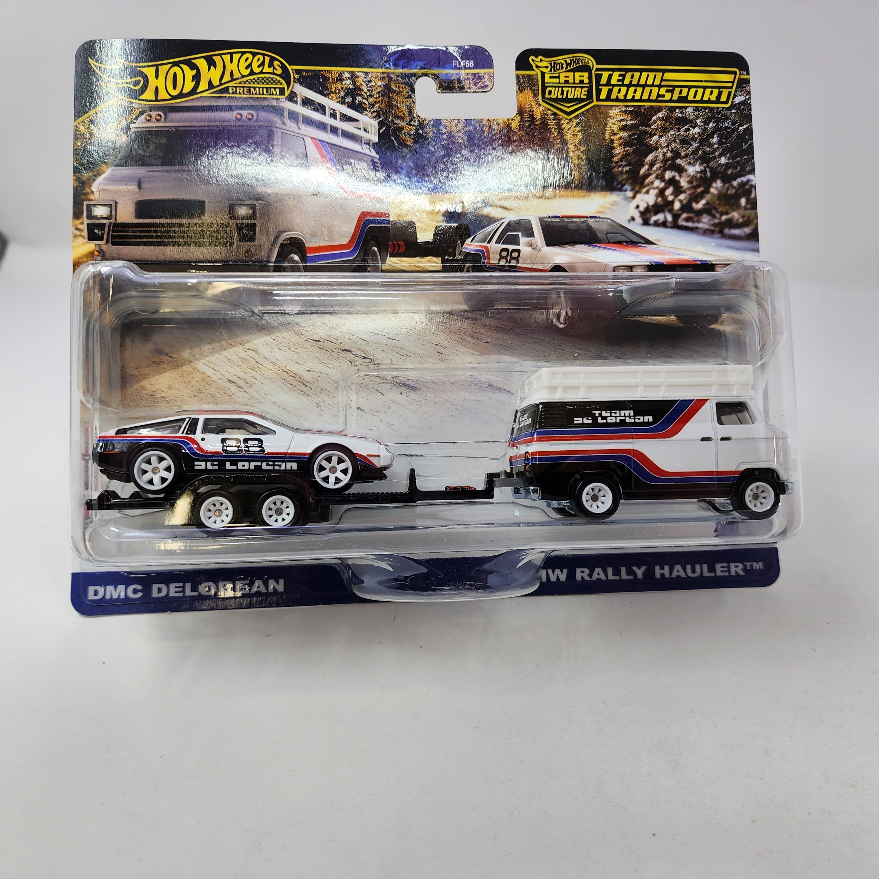 DMC Delorean & Rally Hauler * 2025 Hot Wheels Team Transport Case F、mySite、hgirdovlk