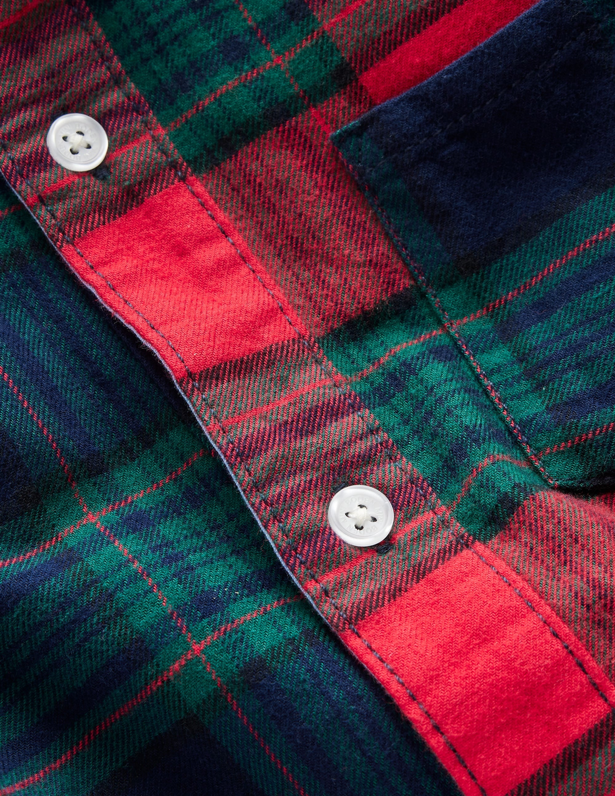  Cosy Cotton Check Shirt-Hotch Potch Green/Red、mySite、ashleygrahame