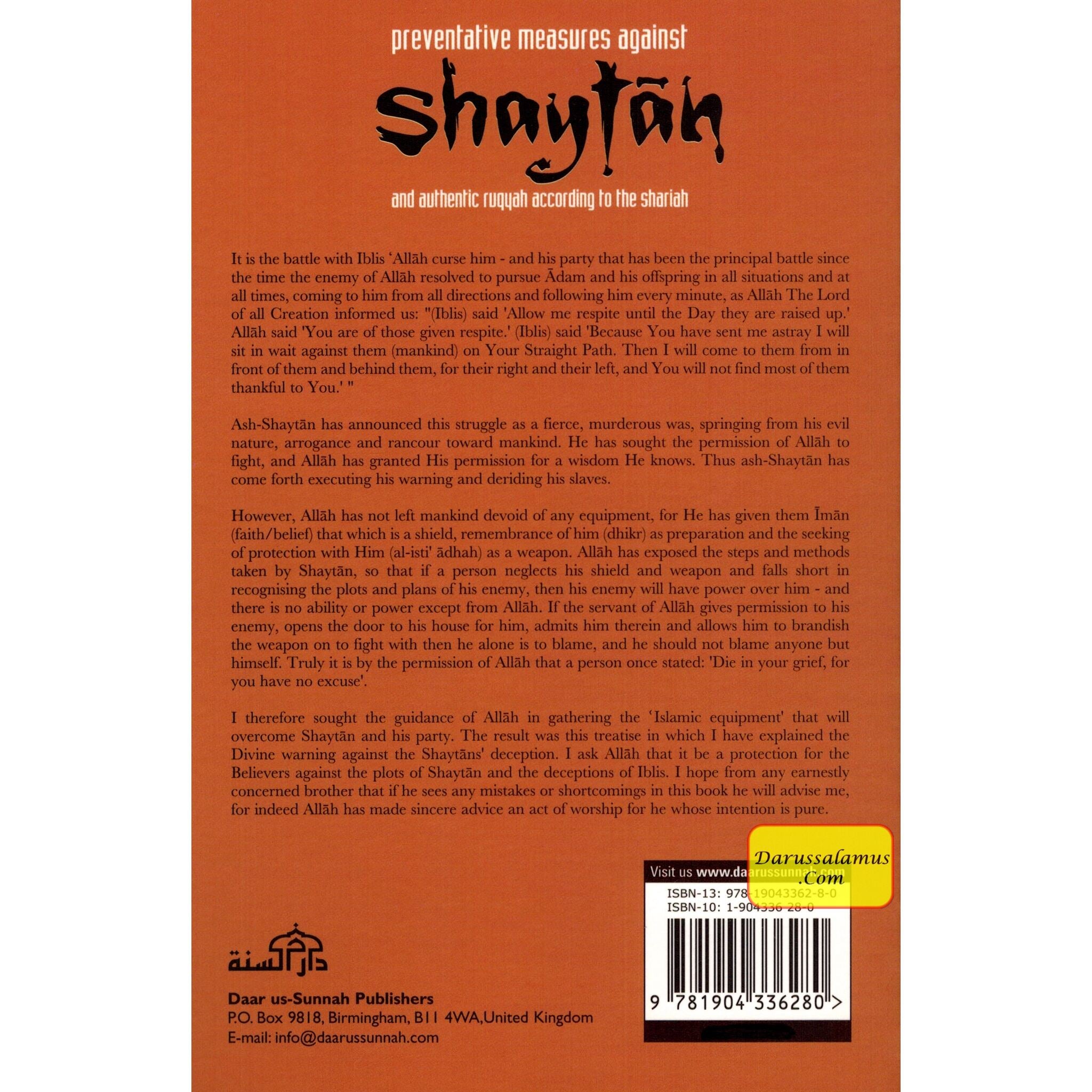 Preventative Measures Against Shaytan and Authentic Ruqyah According to the Shariah By Mustafa Ibn Al-Adawi、mySite、topwebapps