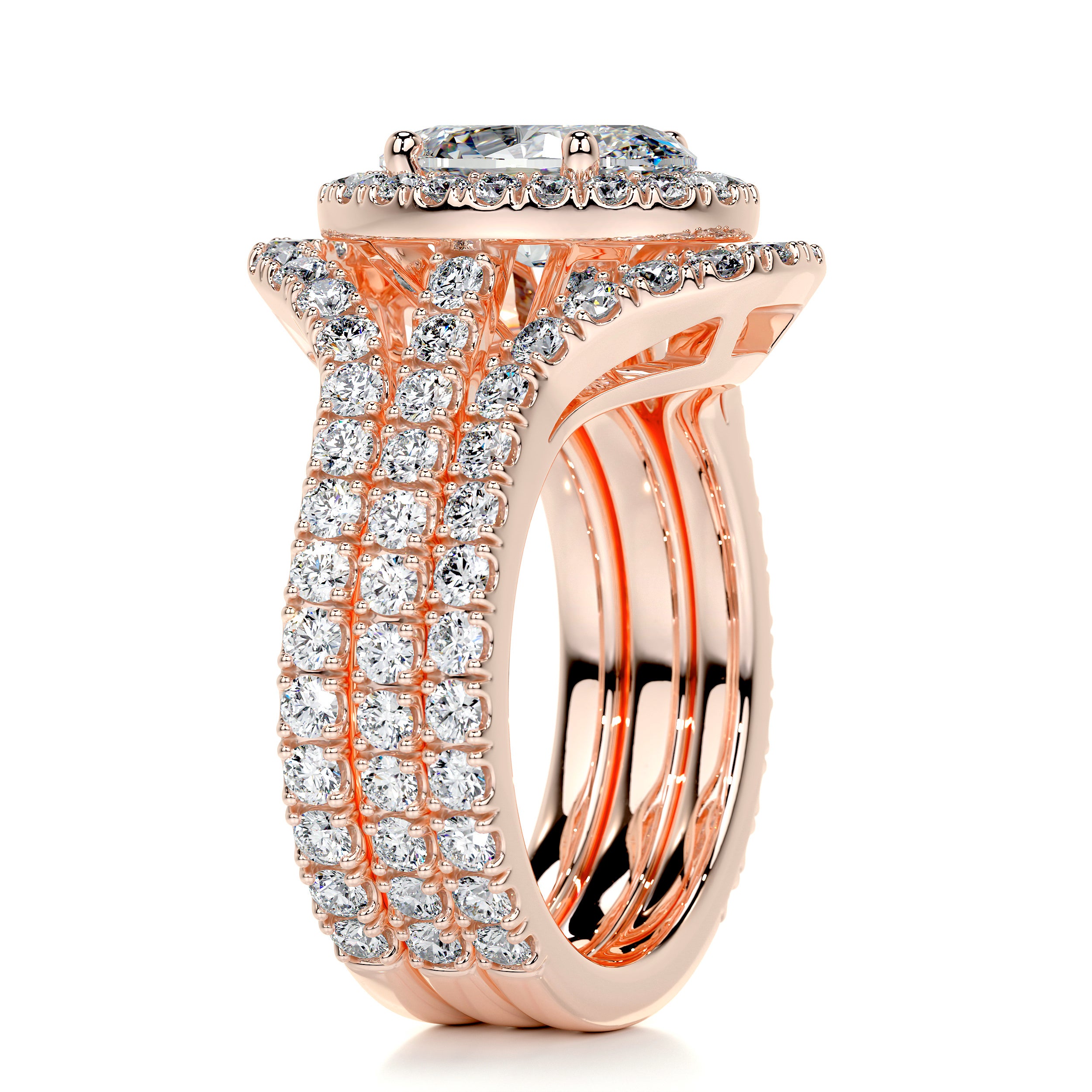 Maria Diamond Bridal Set - 14K Rose Gold、mySite、hinf8tx79