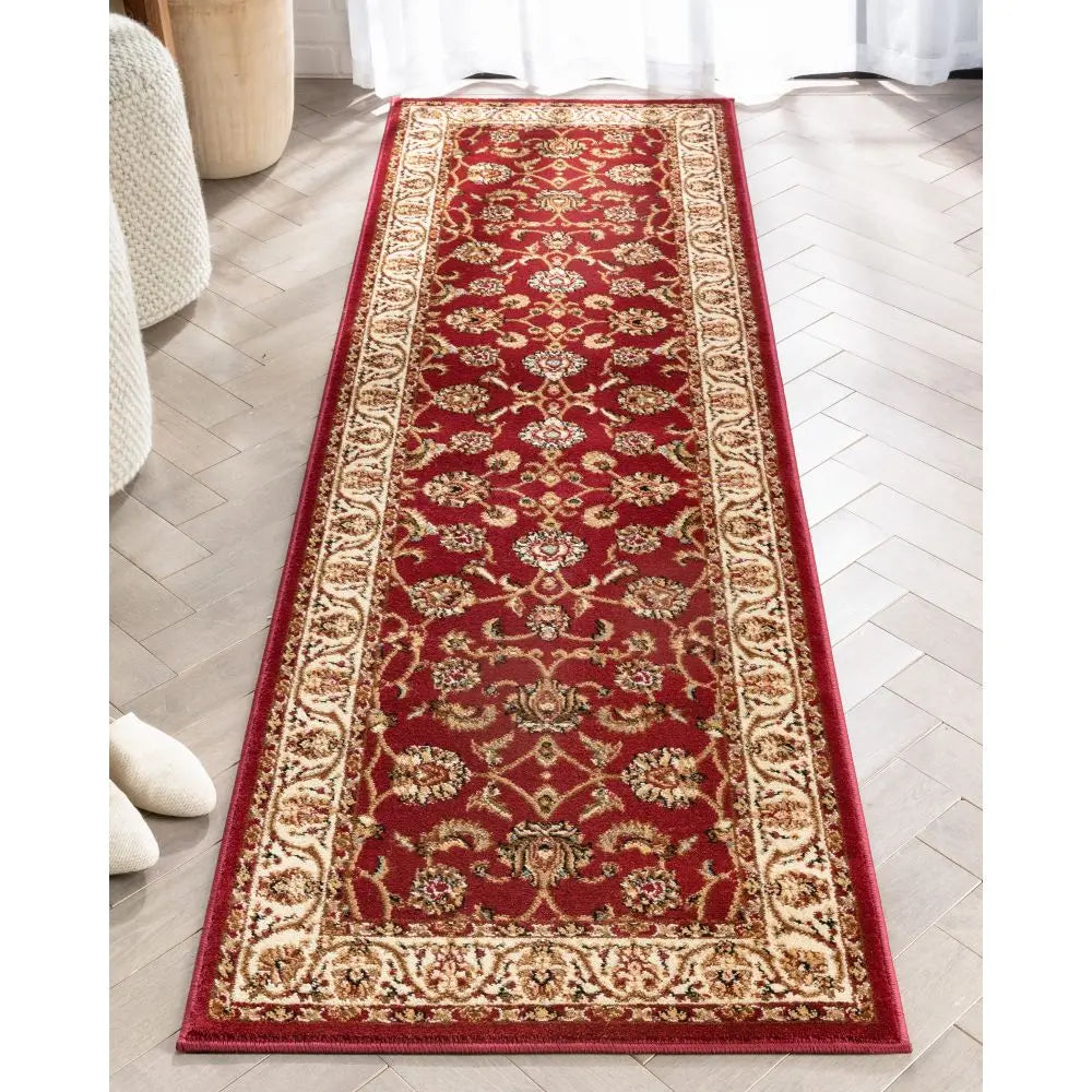 Sarouk Red Traditional Rug、mySite、gigharbornorthrealestate