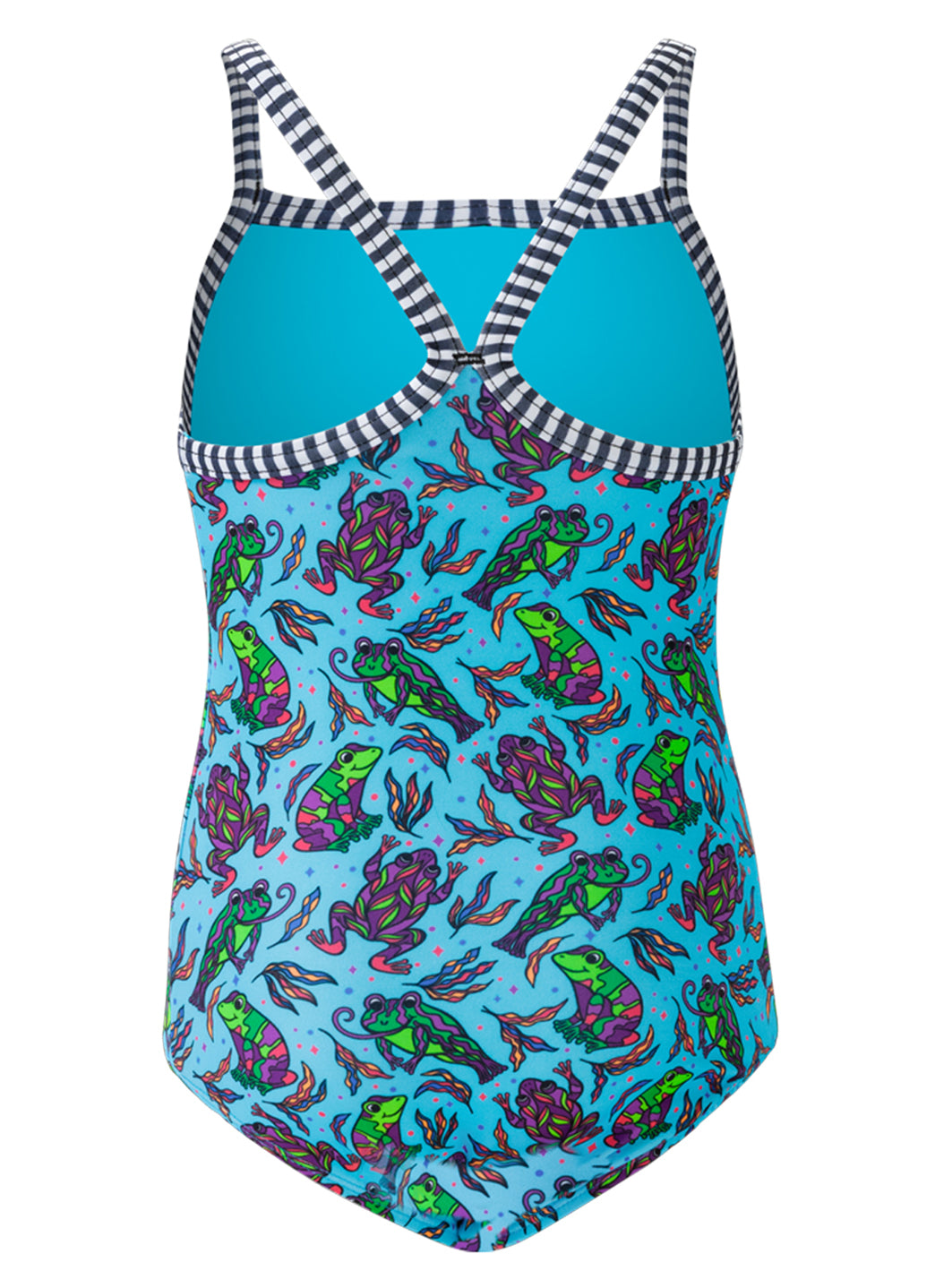 Dolfin Girls' Ribbit One Piece Swimsuit (Toddler, Little Kid)、mySite、noshort