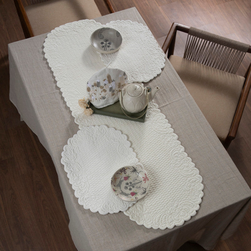 Cotton Tea Cosy | Embroidered | Ivory、mySite、camillekostekn