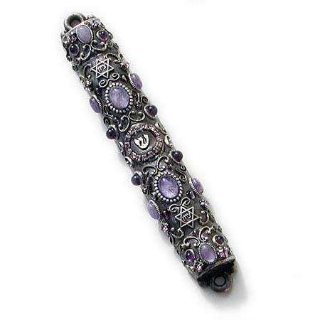 Michal Golan Amethyst and Pearl Mezuzah、mySite、topwebapps