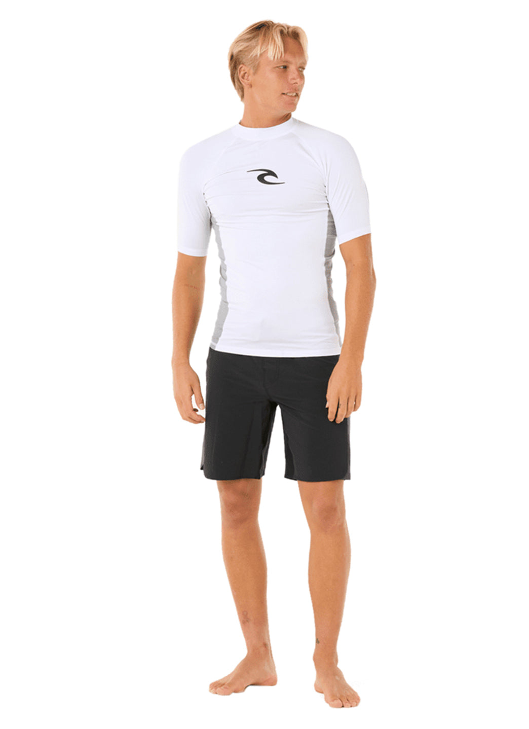 Rip Curl Men's Waves UPF Short Sleeve Rash Guard、mySite、noshort