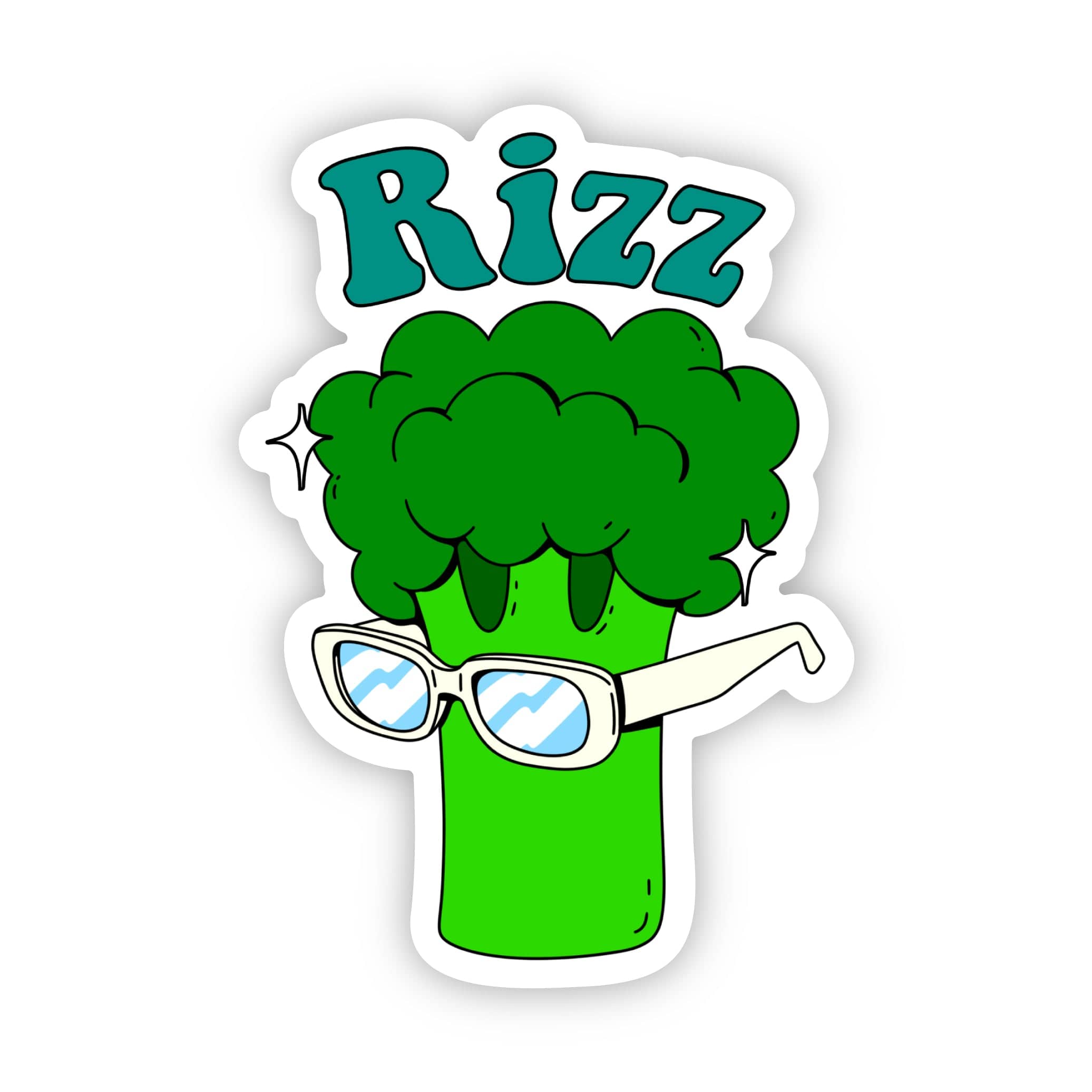  Rizz Broccoli Meme Gen Z Sticker、mySite、ghnorth