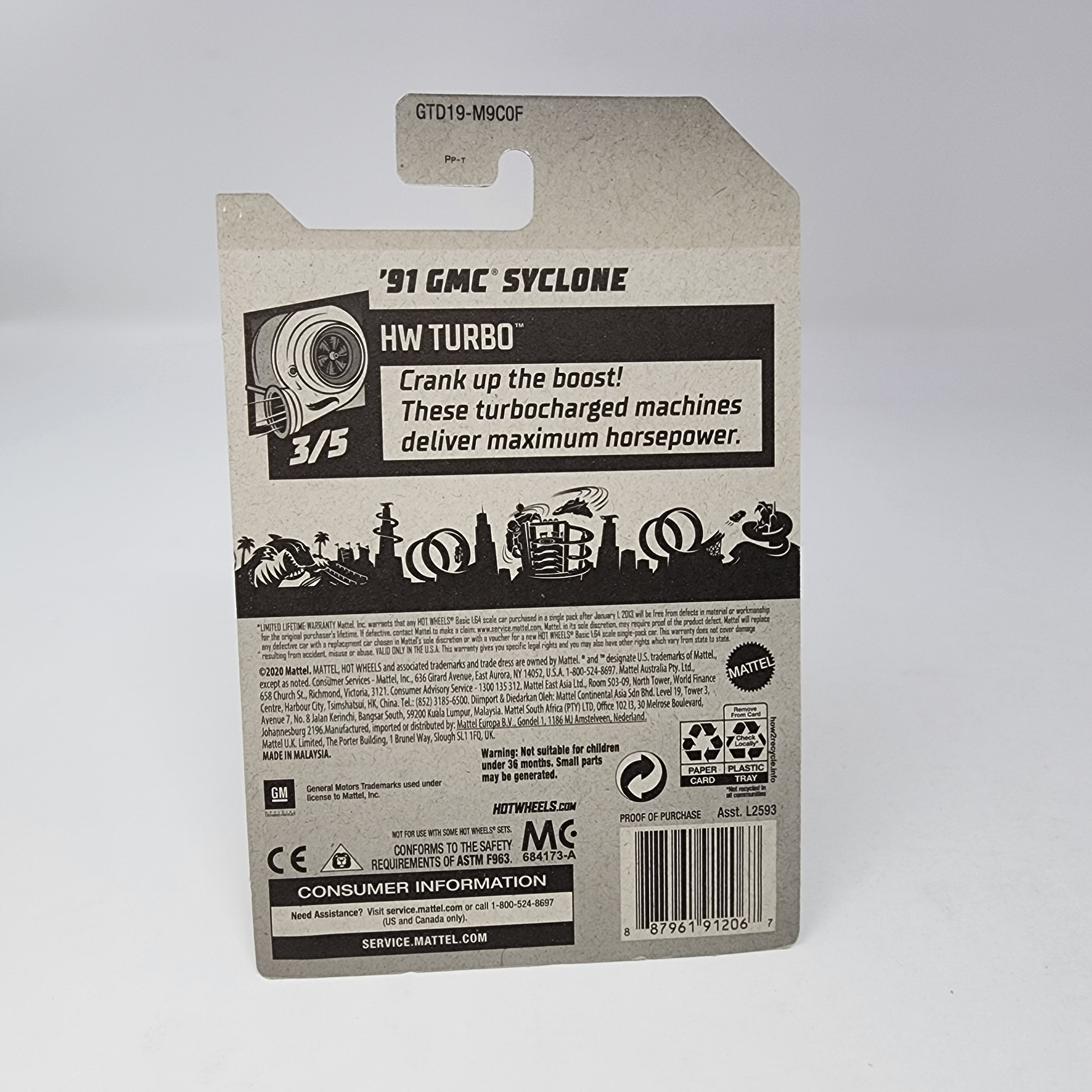 '91 GMC Syclone * Zamac * Hot Wheels 2021、mySite、hgirdovlk