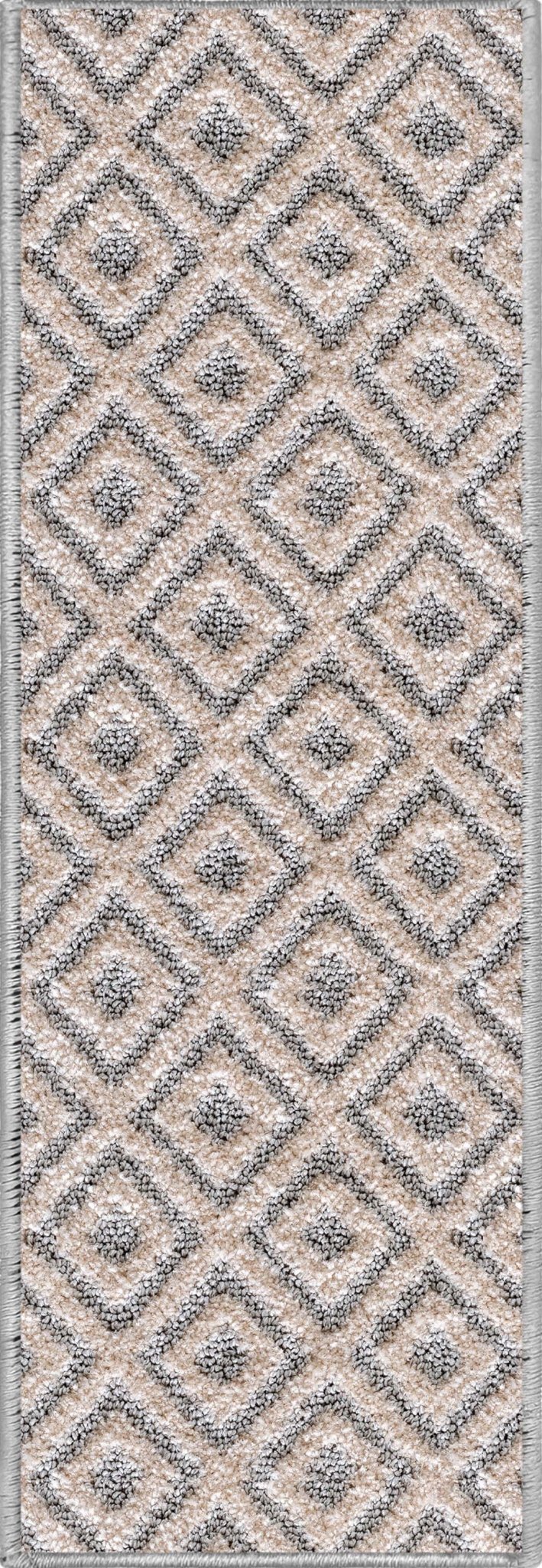 Pia Light Grey and Beige Stair Tread Rugs、mySite、gigharbornorthrealestate