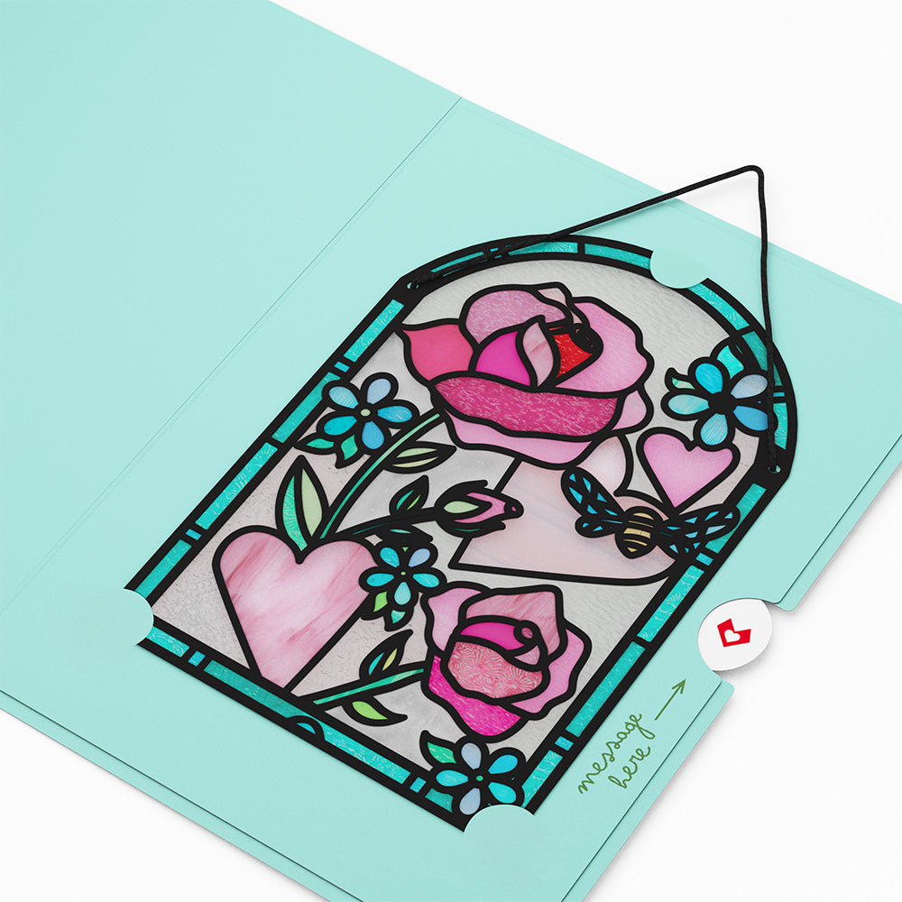 Bee Mine Suncatcher Card、mySite、solidvoid