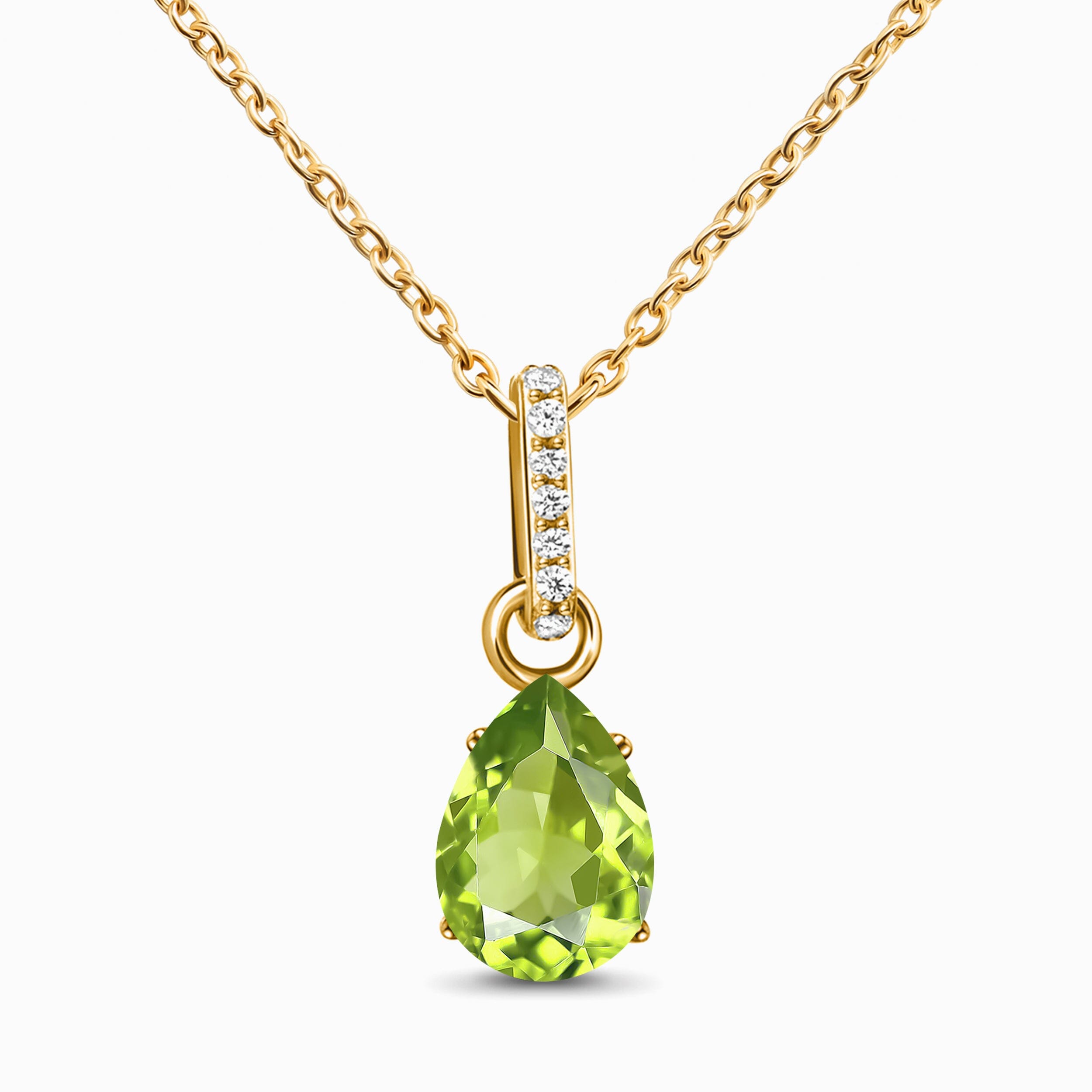 Peridot Necklace Sway - August Birthstone、mySite、hinf8tx79