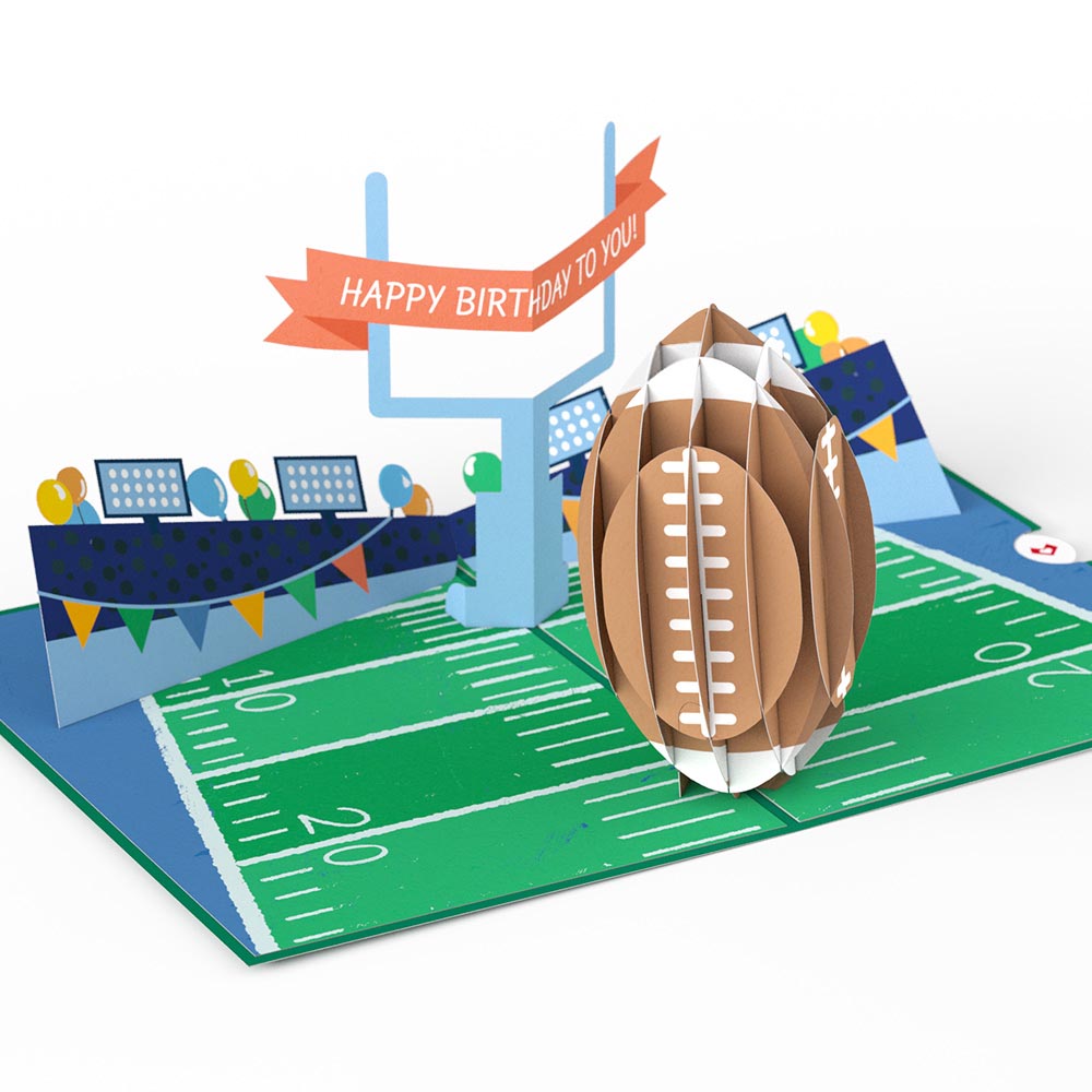 Another Birthday Down Football Pop-Up Card、mySite、solidvoid