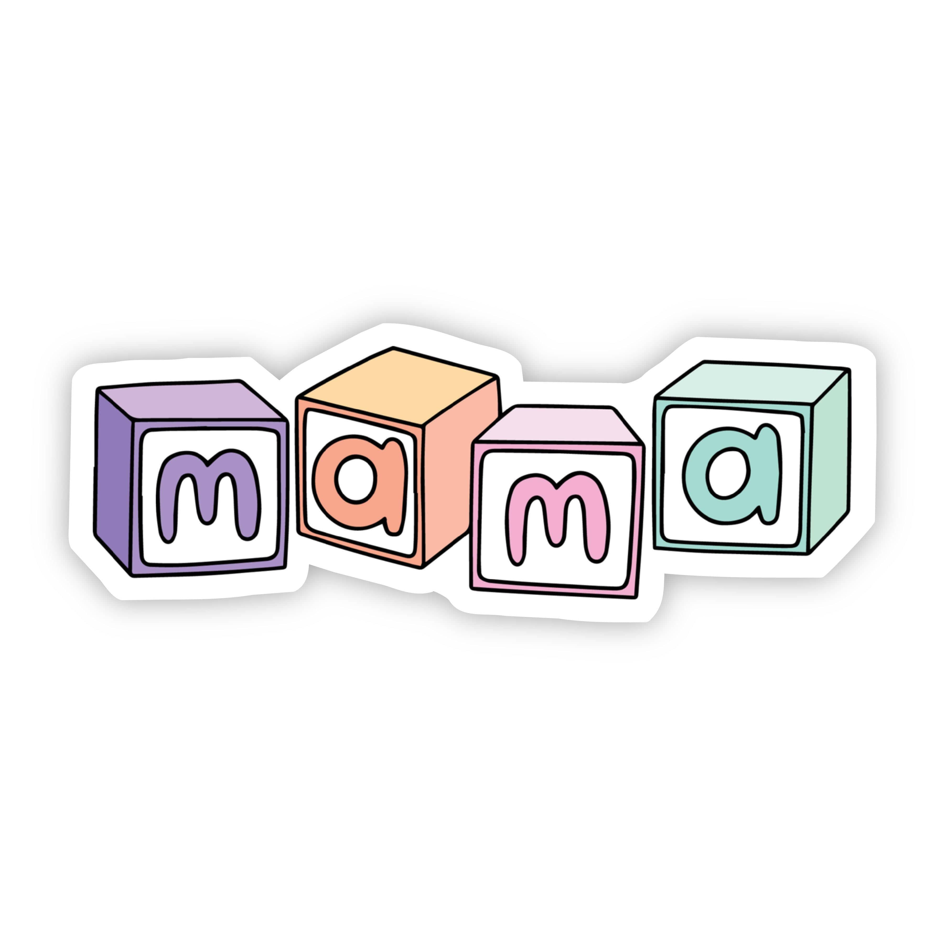  Mama Toy Blocks Sticker、mySite、elrpsem3k