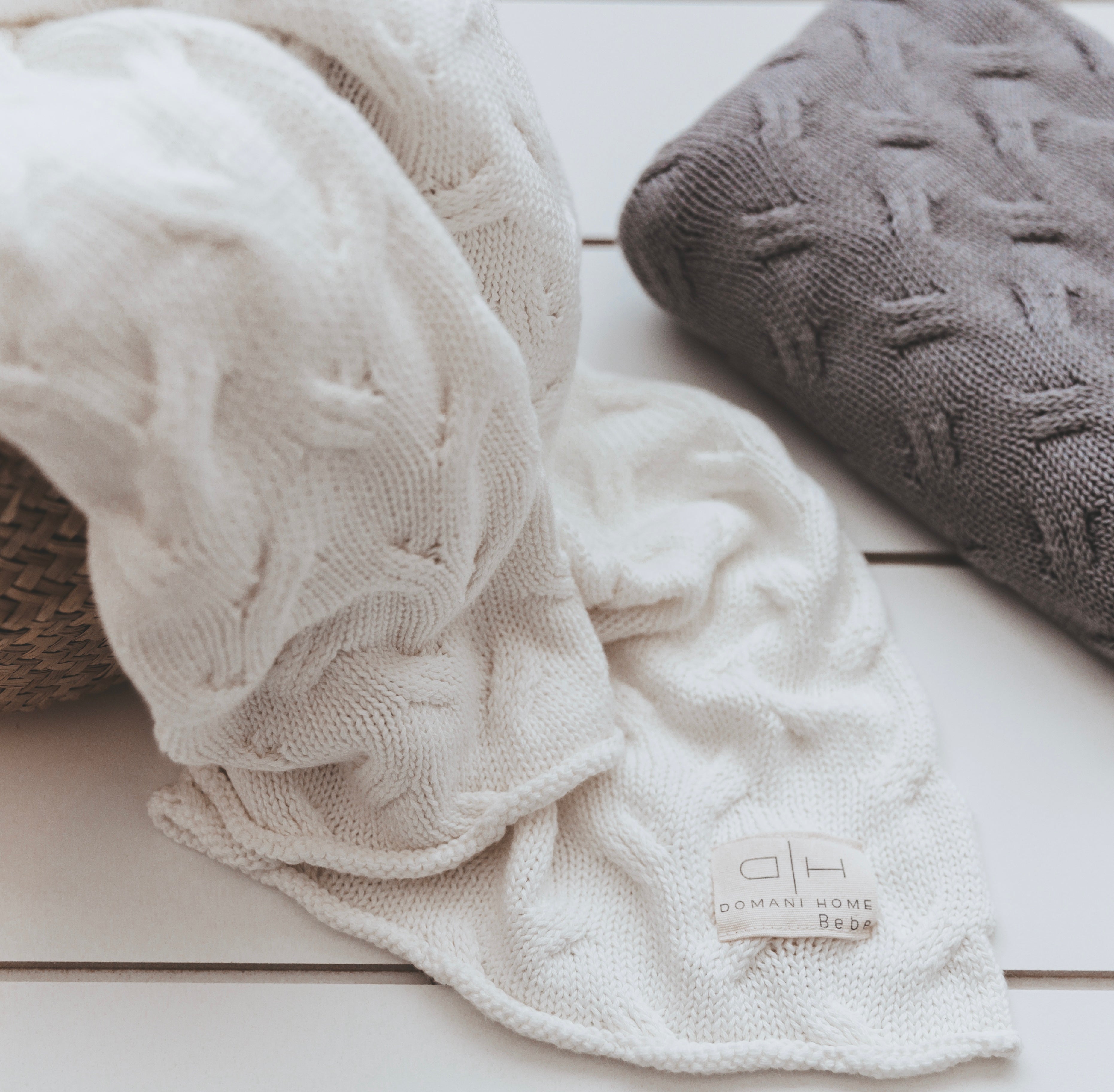  DH Waves Gray Baby Blanket、mySite、elrpsem3k