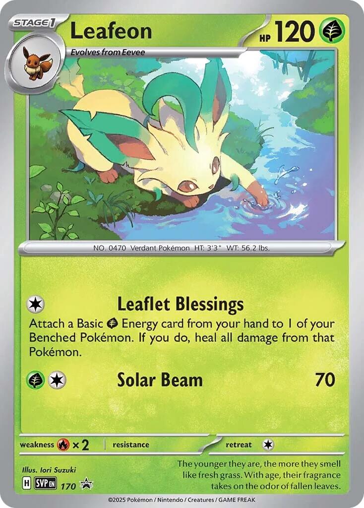 Leafeon (SVP170) Scarlet & Violet: Black Star Promos、mySite、waistdrama