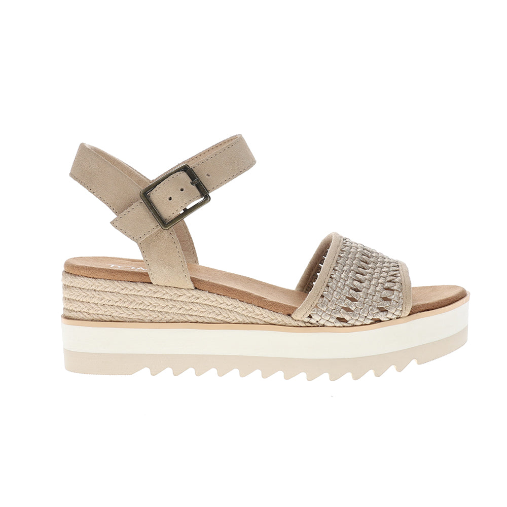 Diana Metallic Platform Wedge Espadrille Sandals、mySite、gtrtttuynbv