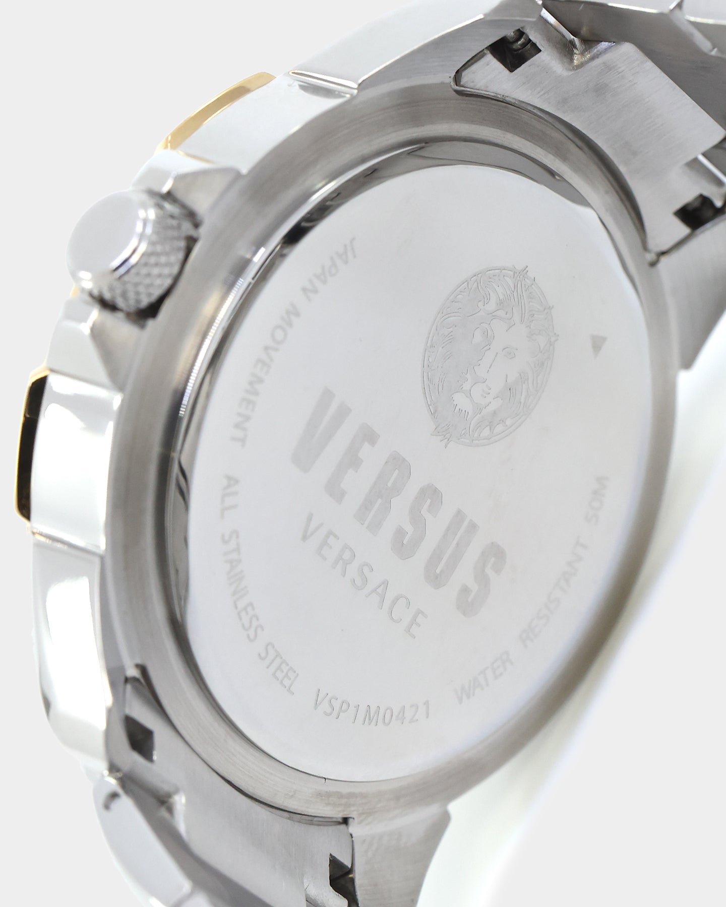 Versus Versace 6eme Arrondissement Crystal Set Watch Gold/Silver、mySite、zt4zffjzw