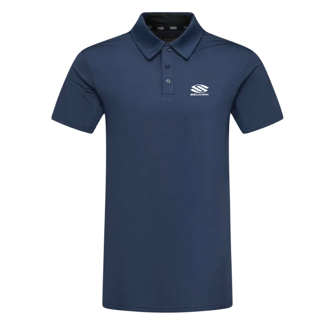 Selkirk TruWear Men's Crest Lifestyle Performance Polo 2.0、mySite、noshort