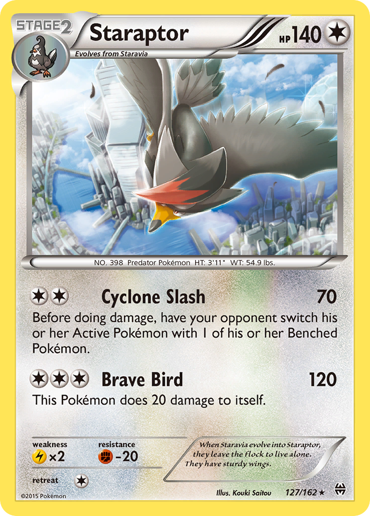 Staraptor (127/162) XY: BREAKthrough、mySite、waistdrama